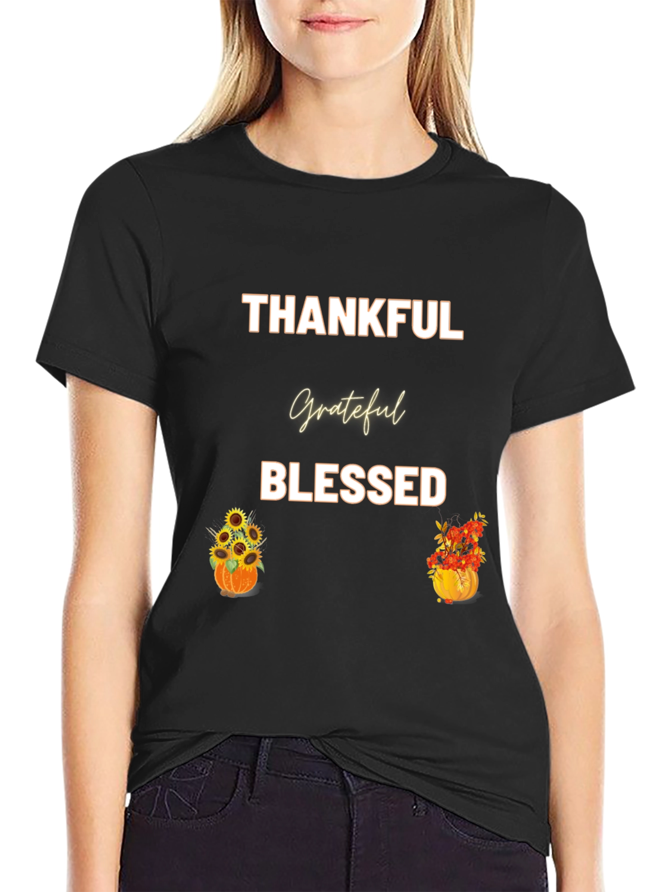 Thankful Grateful Blessed T-Shirt