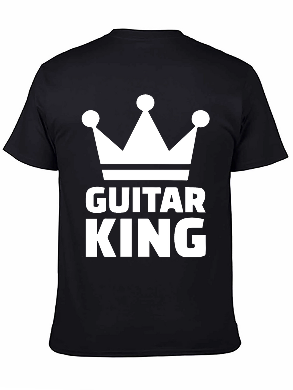 Guitar King Graphic Tee - Musicians Crown T-Shirt