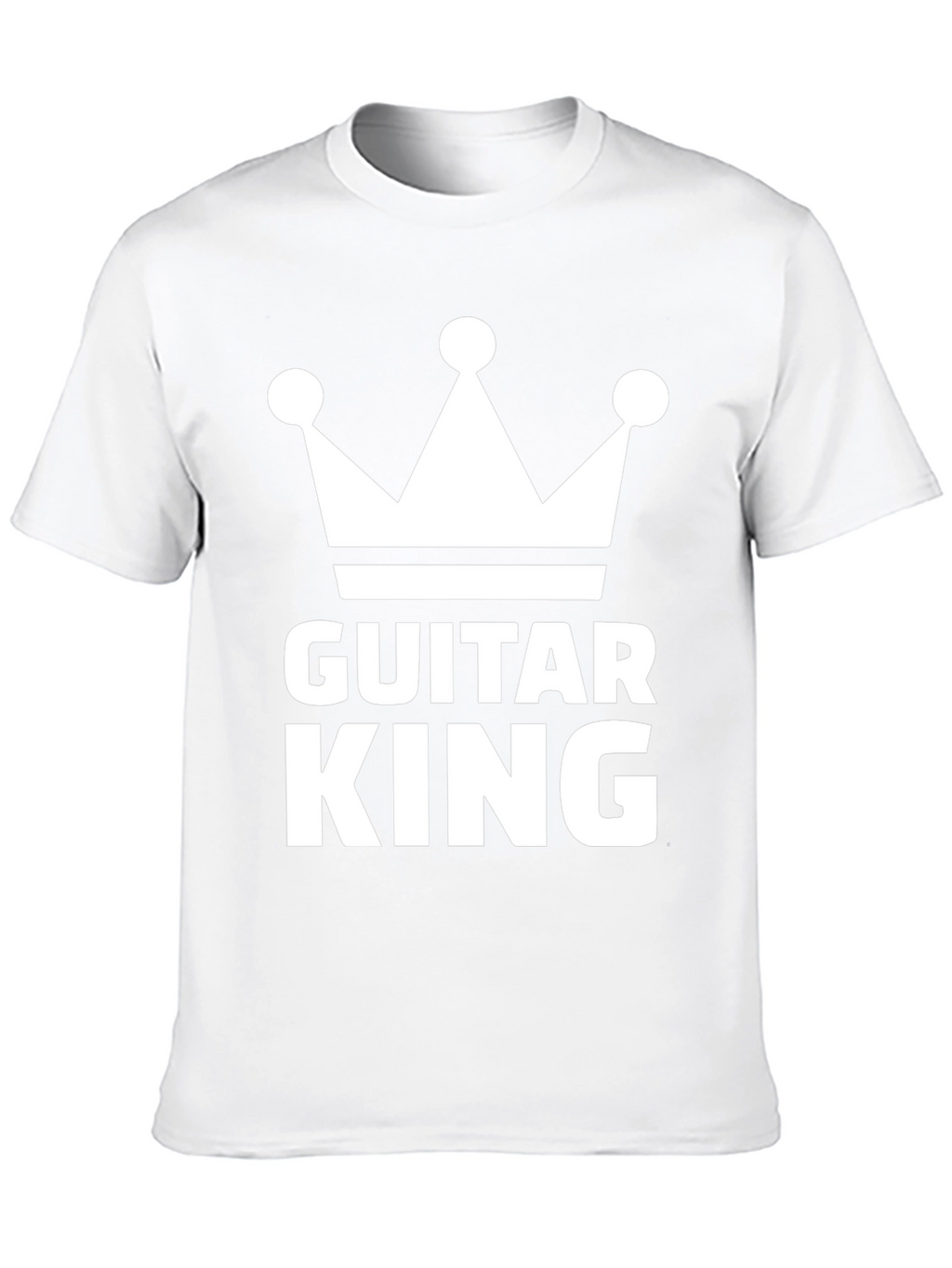 Guitar King Graphic Tee - Musicians Crown T-Shirt