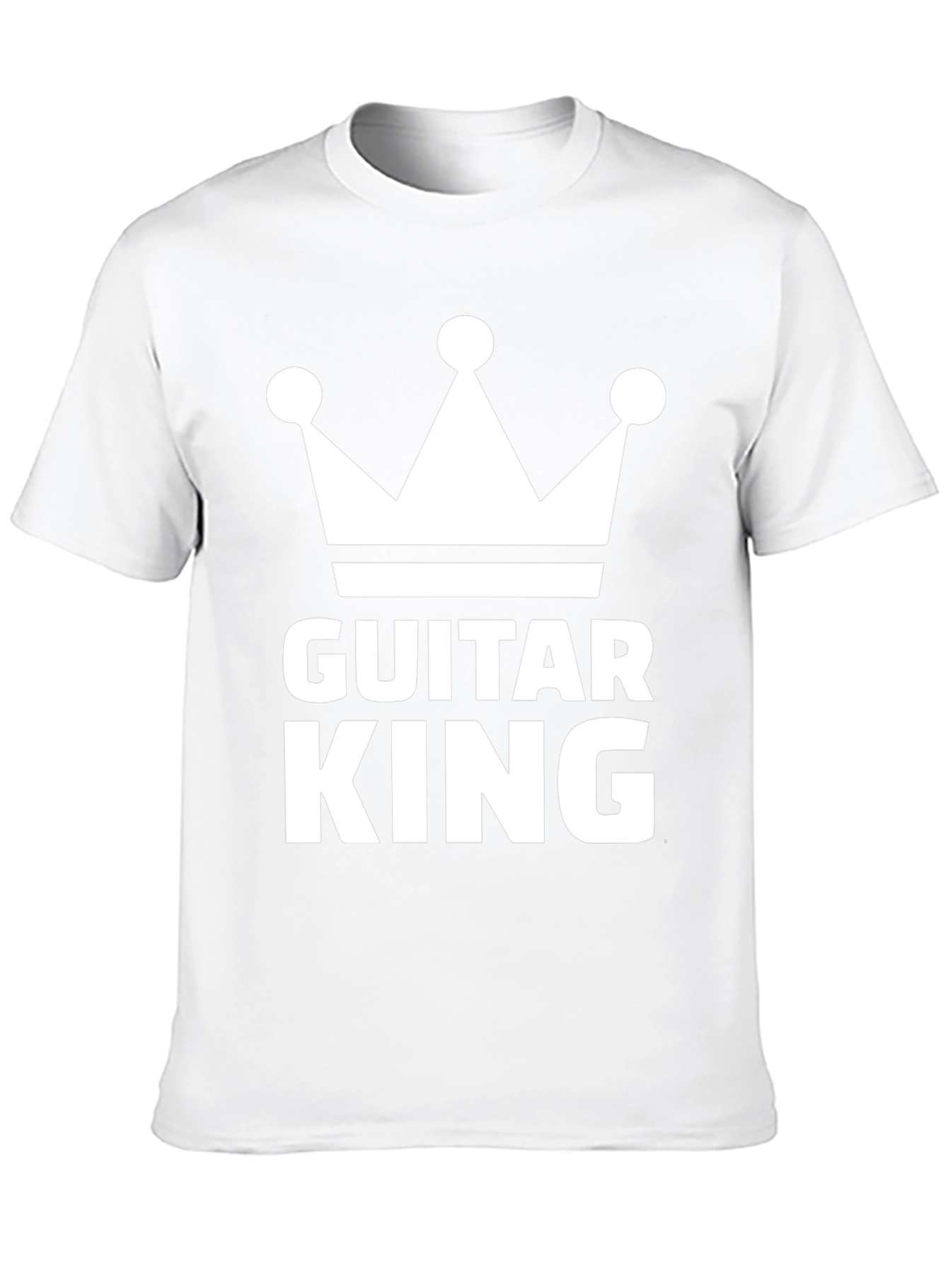 Guitar King Graphic Tee - Musicians Crown T-Shirt