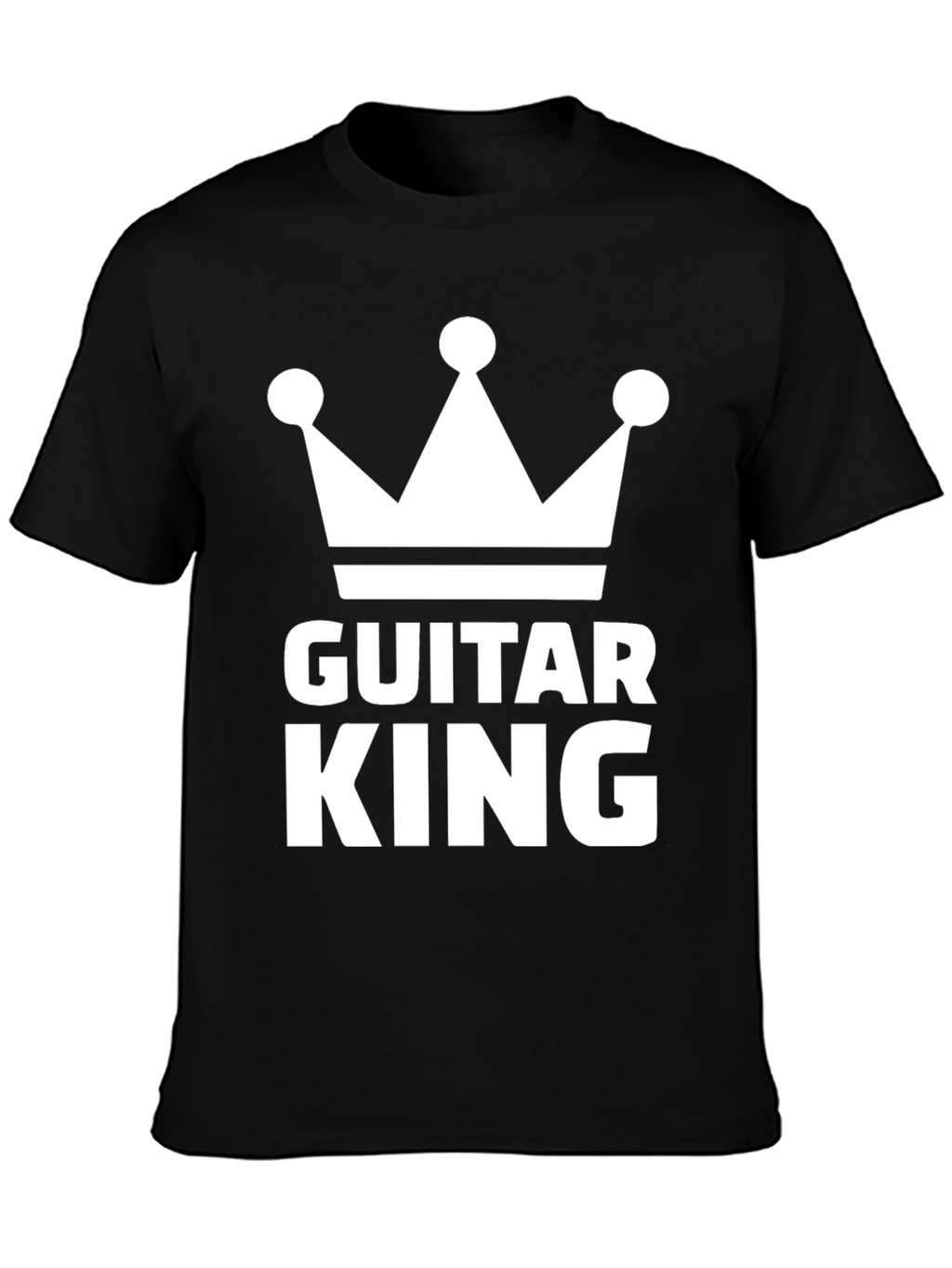 Guitar King Graphic Tee - Musicians Crown T-Shirt