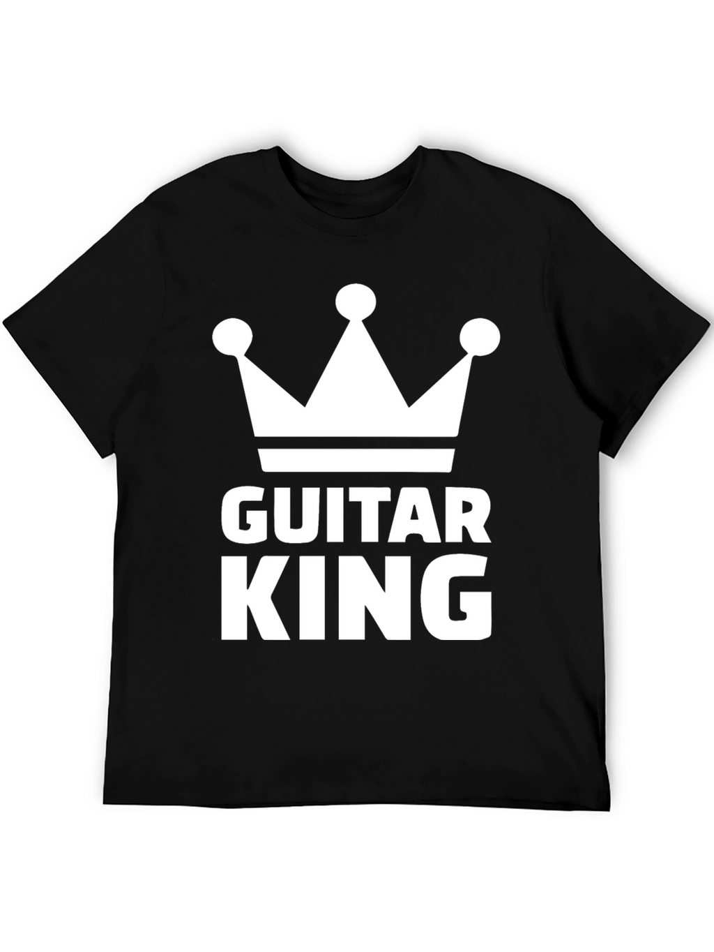 Guitar King Graphic Tee - Musicians Crown T-Shirt
