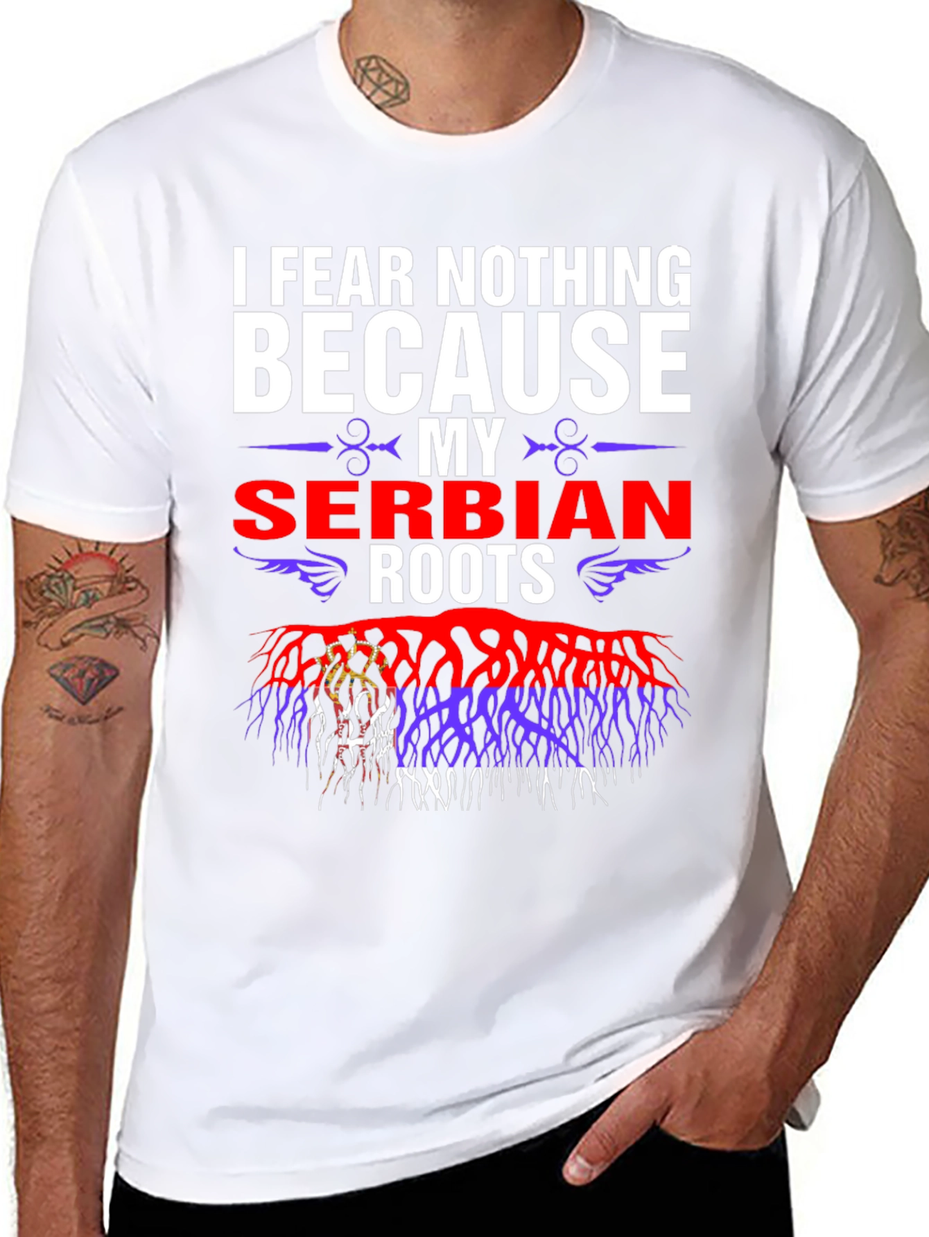 Serbian Roots Graphic Tee