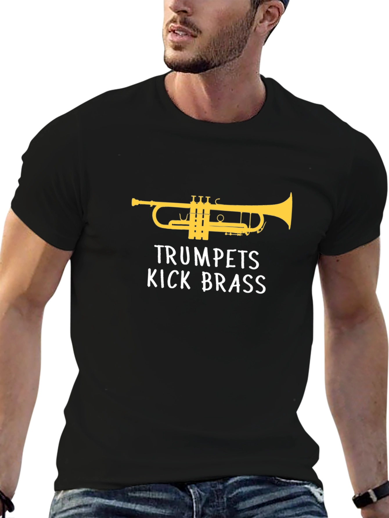 Trumpets Kick Brass T-Shirt - Music Lover Tee