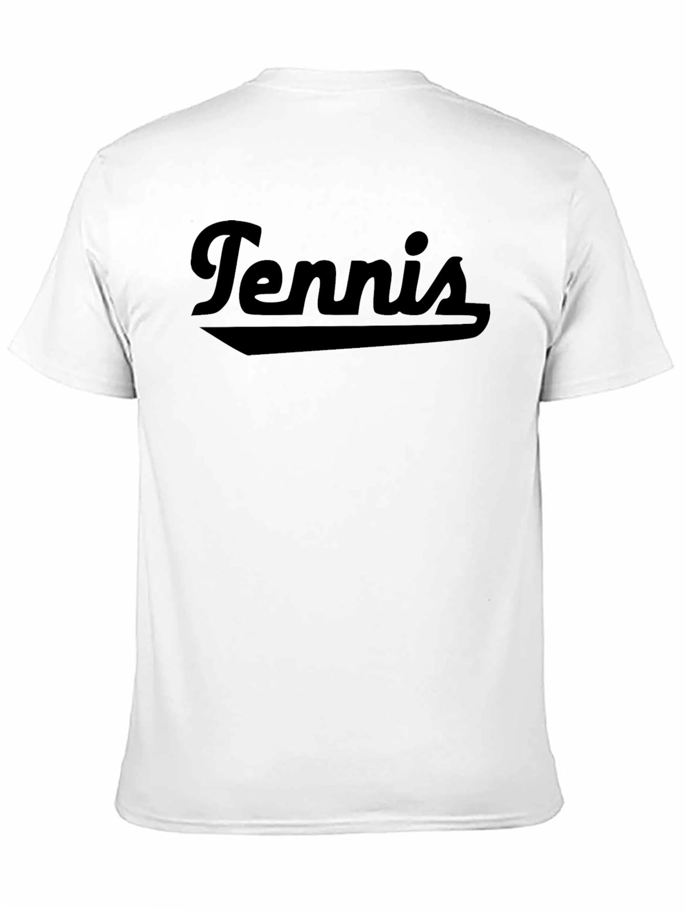 Tennis Graphic T-Shirt - Black