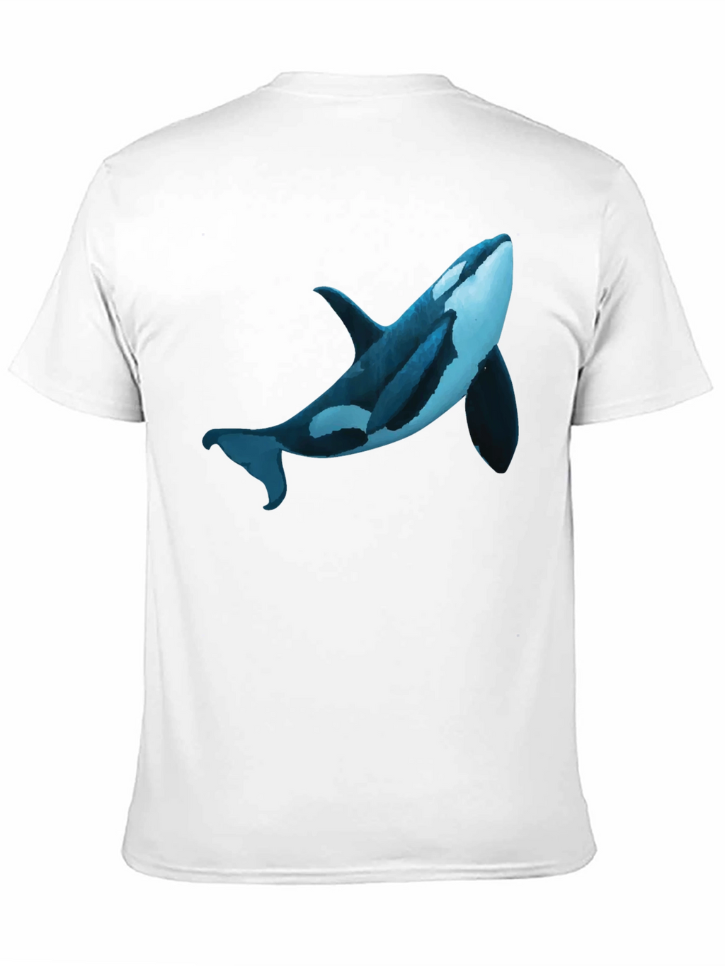 Orca Whale Graphic Print T-Shirt - Casual Style