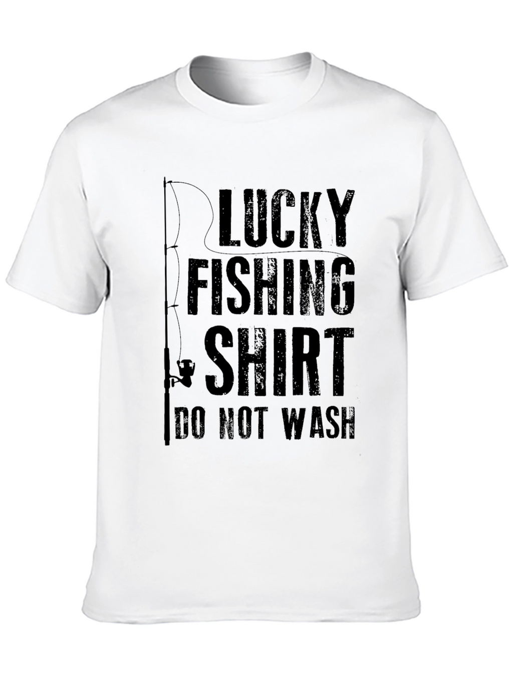 Lucky Fishing Shirt - Novelty Graphic Tee