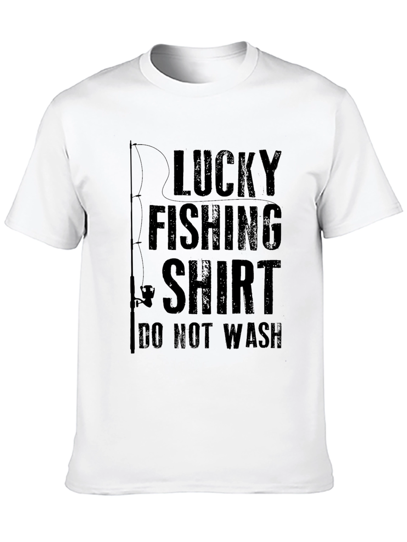 Lucky Fishing Shirt - Novelty Graphic Tee