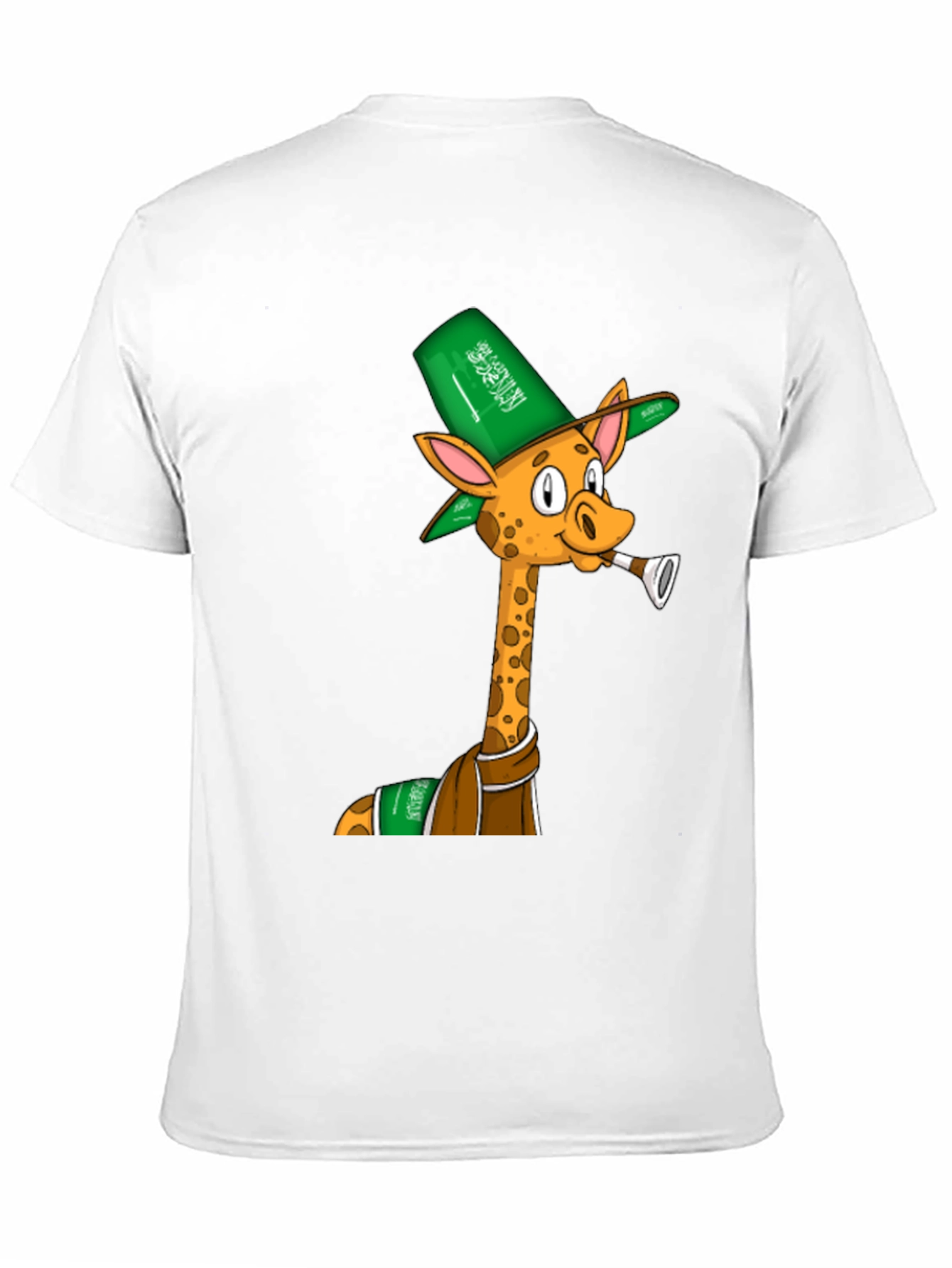 Giraffe in Saudi Attire Graphic T-Shirt