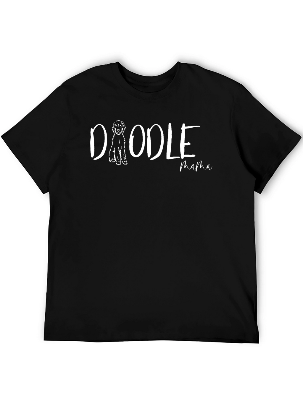 Doodle Mama Black Graphic Tee