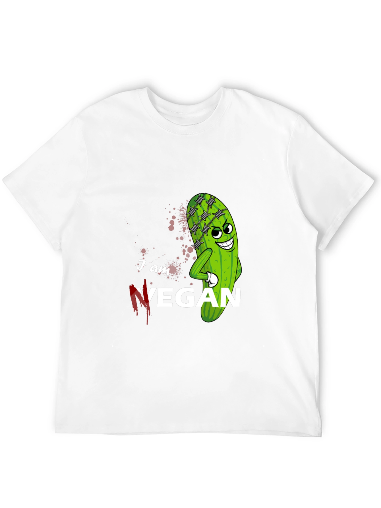 I am Vegan T-Shirt - Funny Vegan Graphic Tee