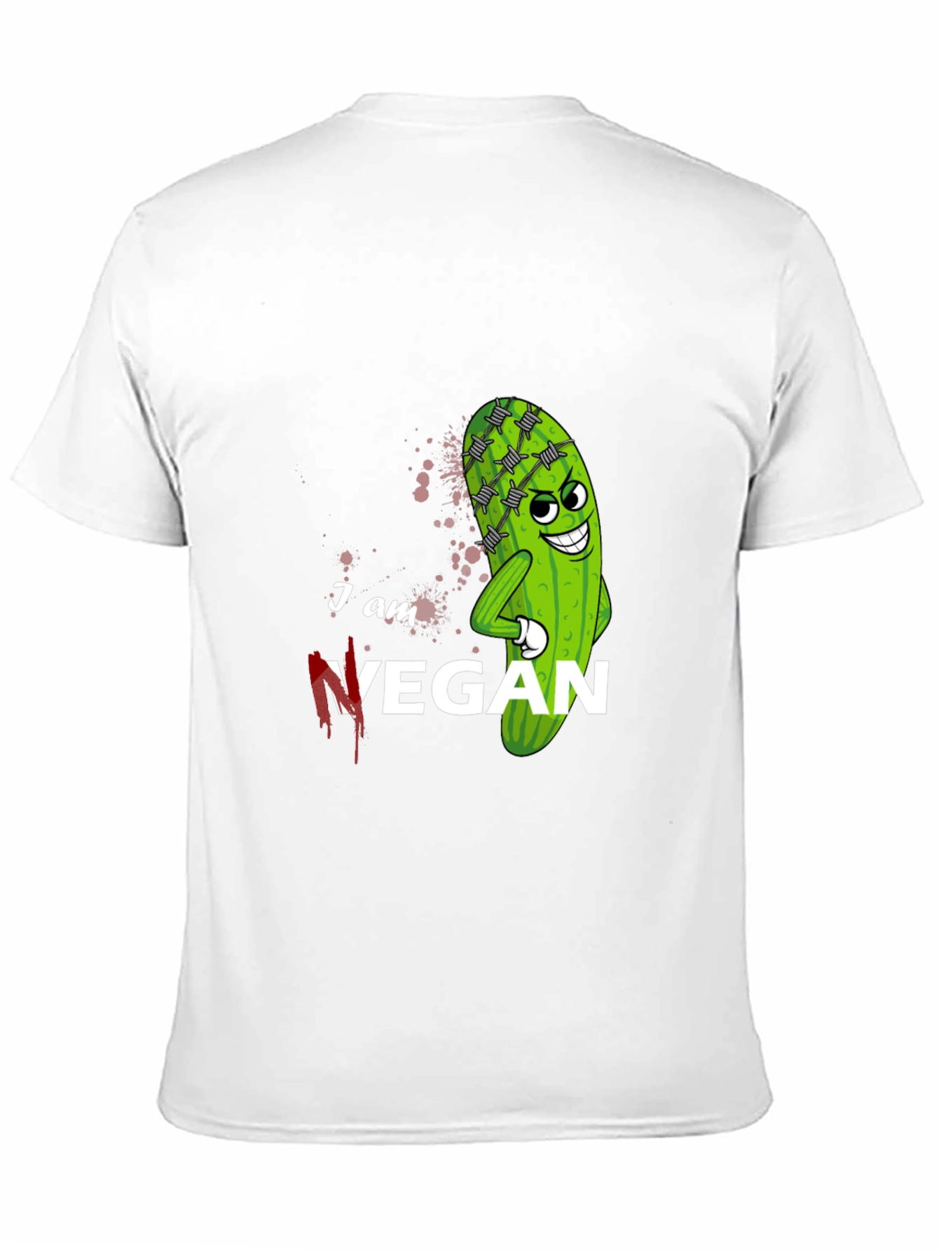 I am Vegan T-Shirt - Funny Vegan Graphic Tee