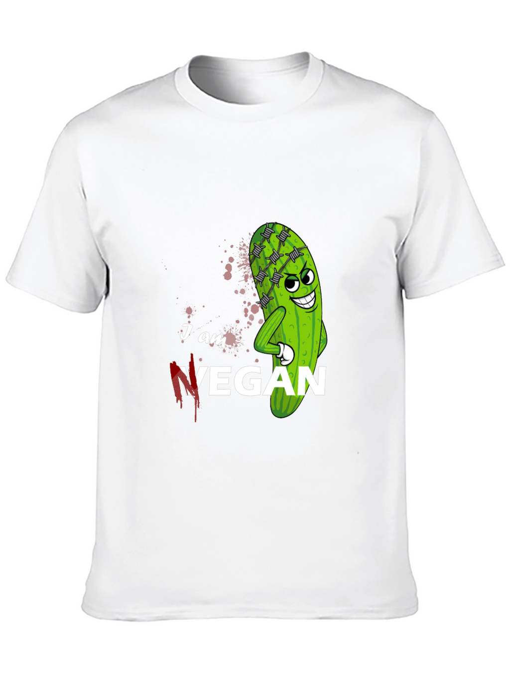 I am Vegan T-Shirt - Funny Vegan Graphic Tee