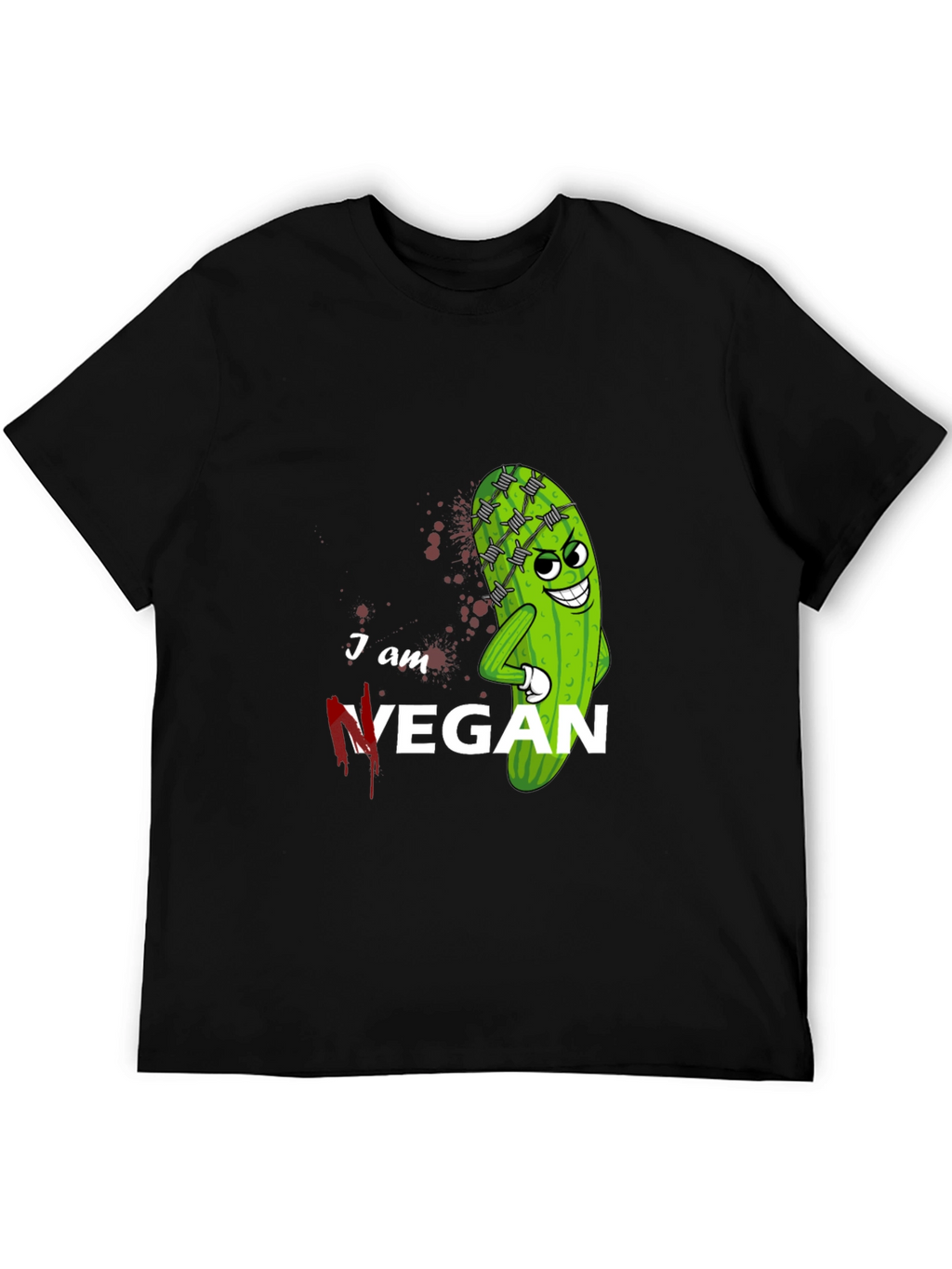 I am Vegan T-Shirt - Funny Vegan Graphic Tee