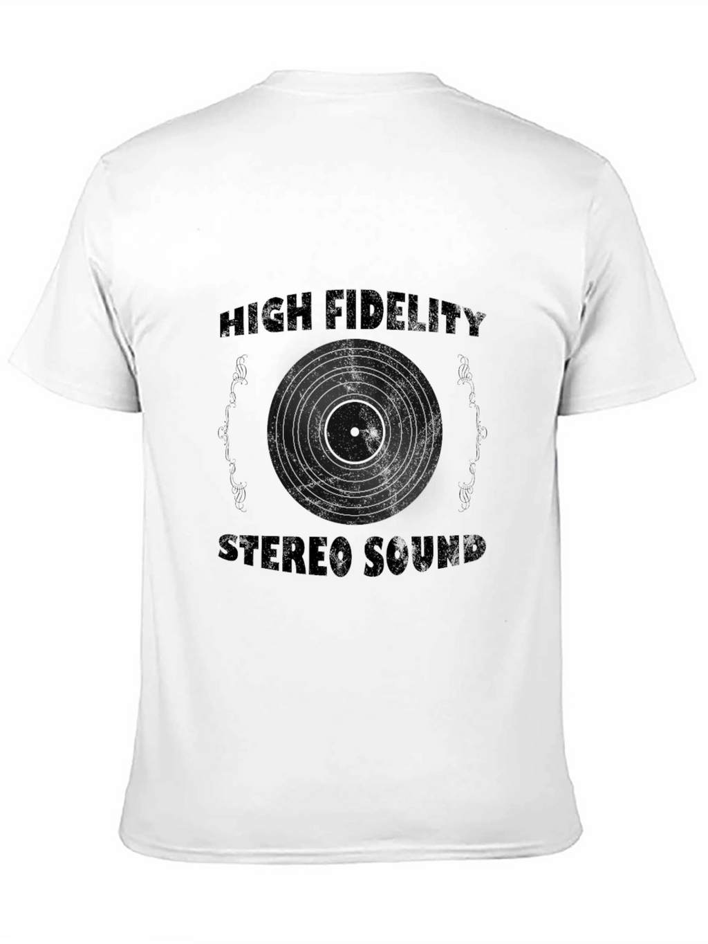 High Fidelity Stereo Sound Graphic T-Shirt