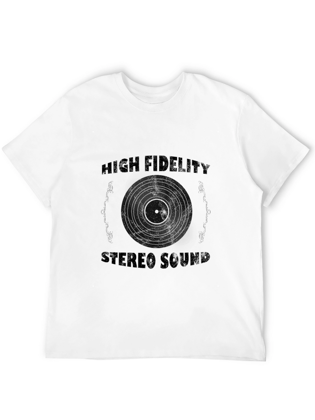 High Fidelity Stereo Sound Graphic T-Shirt