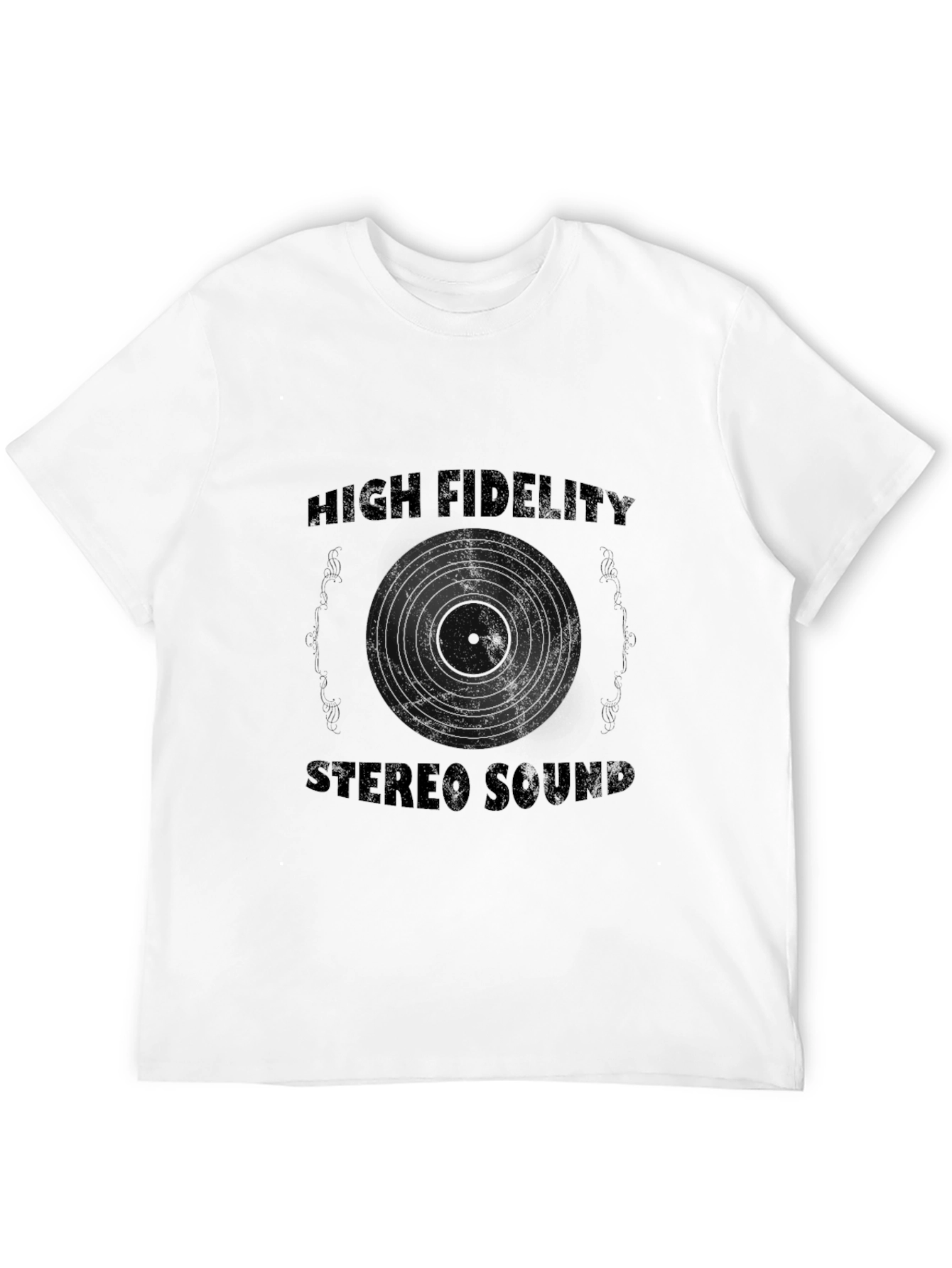 High Fidelity Stereo Sound Graphic T-Shirt