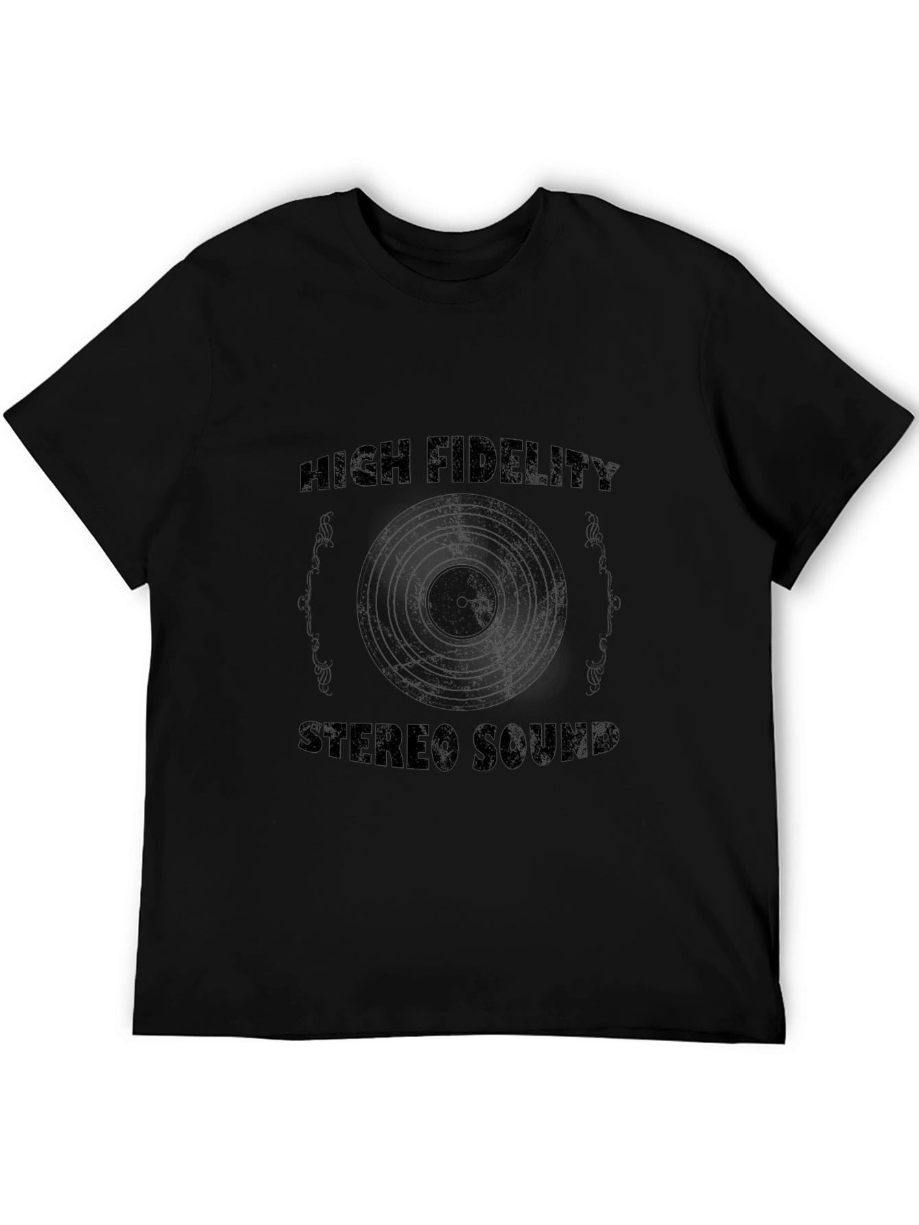 High Fidelity Stereo Sound Graphic T-Shirt