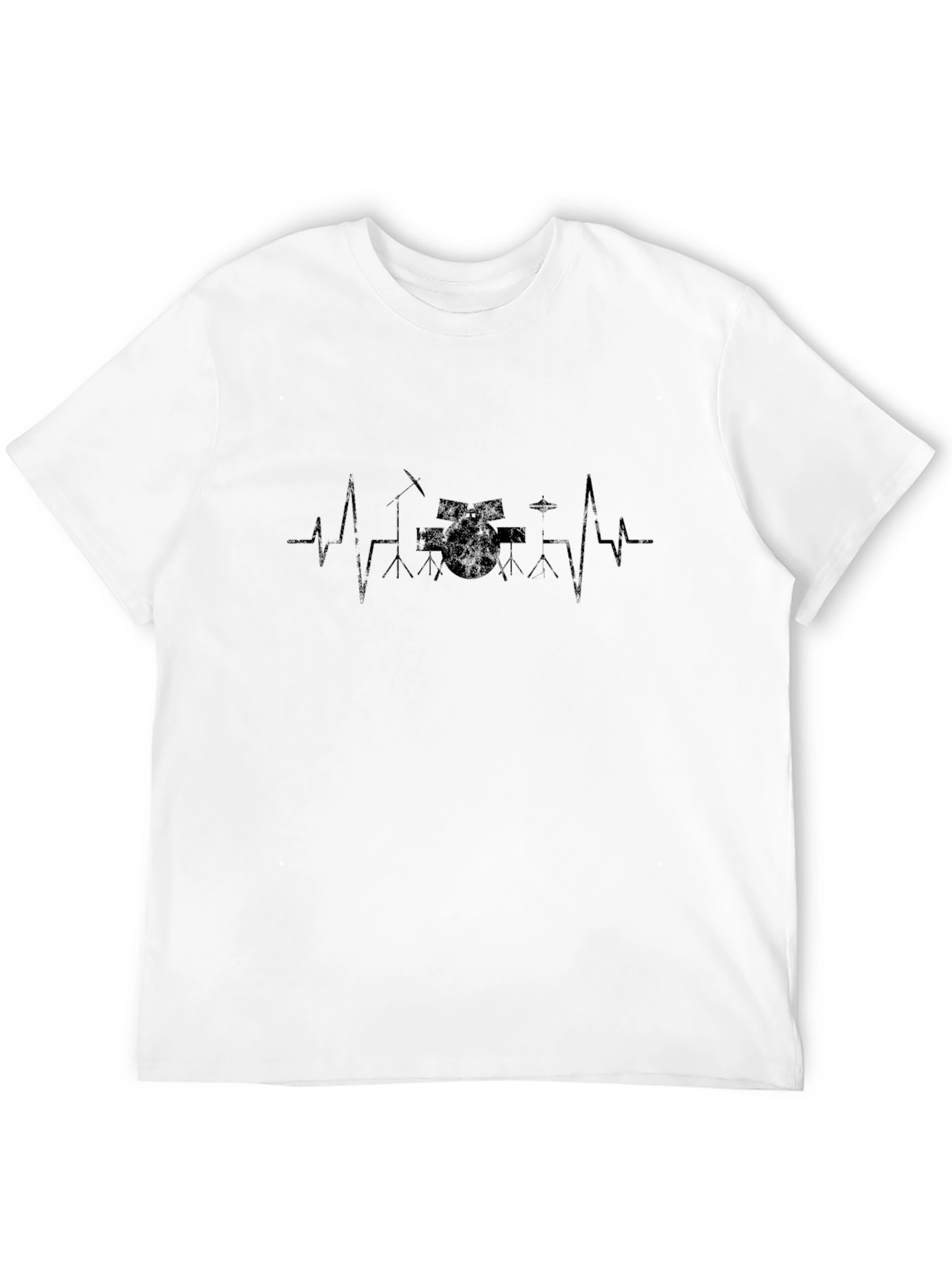 Drum Heartbeat T-Shirt - Musician Tee