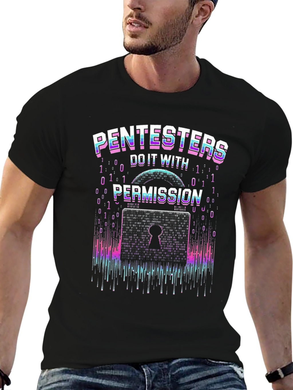 Pentesters Do It With Permission T-Shirt