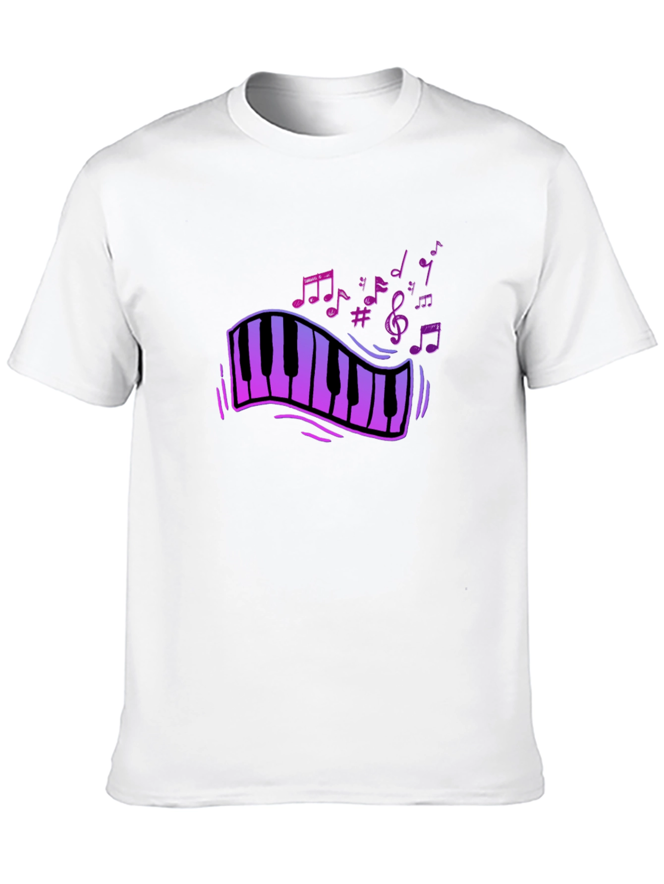 Musical Keyboard T-Shirt - Stylish Musician Tee
