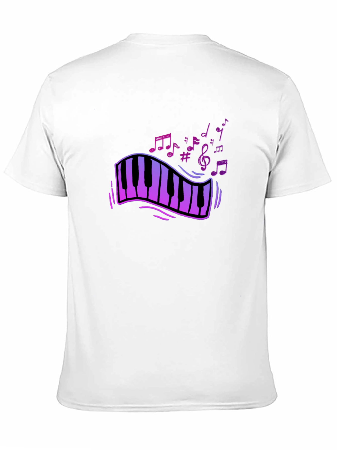 Musical Keyboard T-Shirt - Stylish Musician Tee