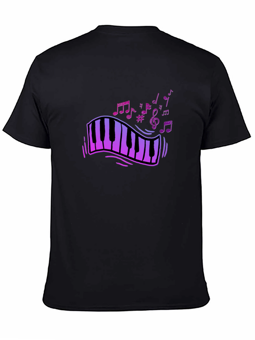 Musical Keyboard T-Shirt - Stylish Musician Tee