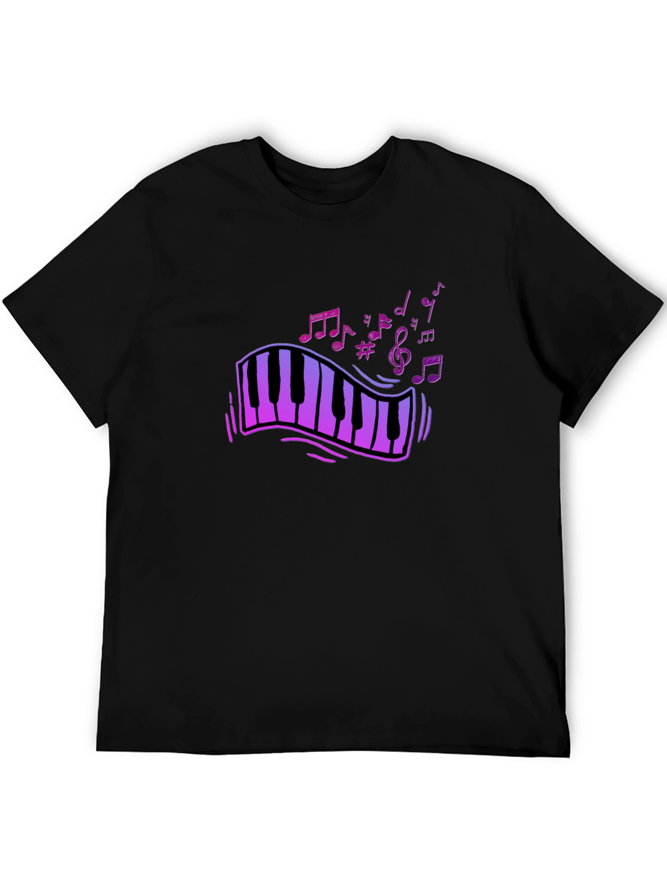 Musical Keyboard T-Shirt - Stylish Musician Tee