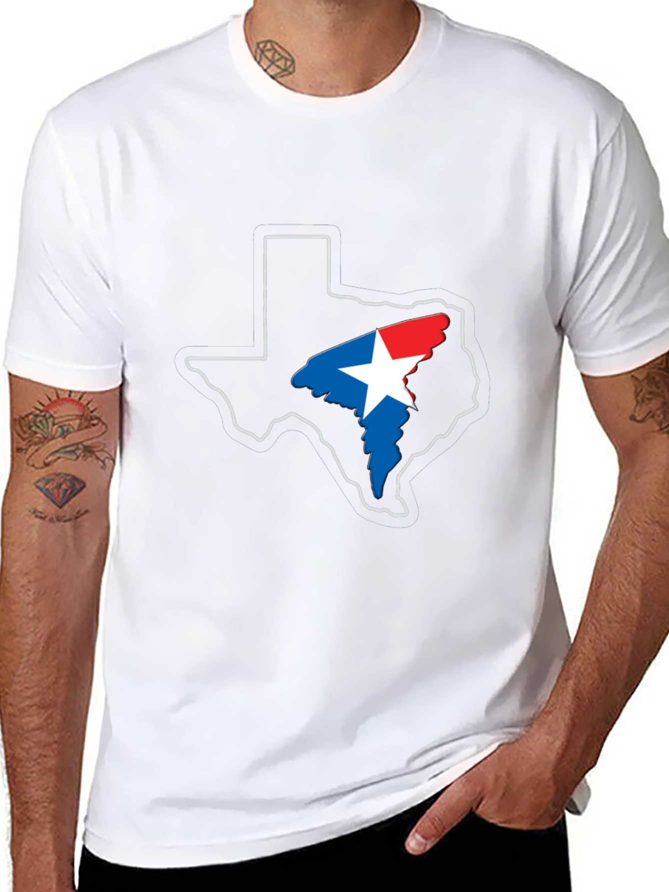 Texas Flag Graphic T-Shirt