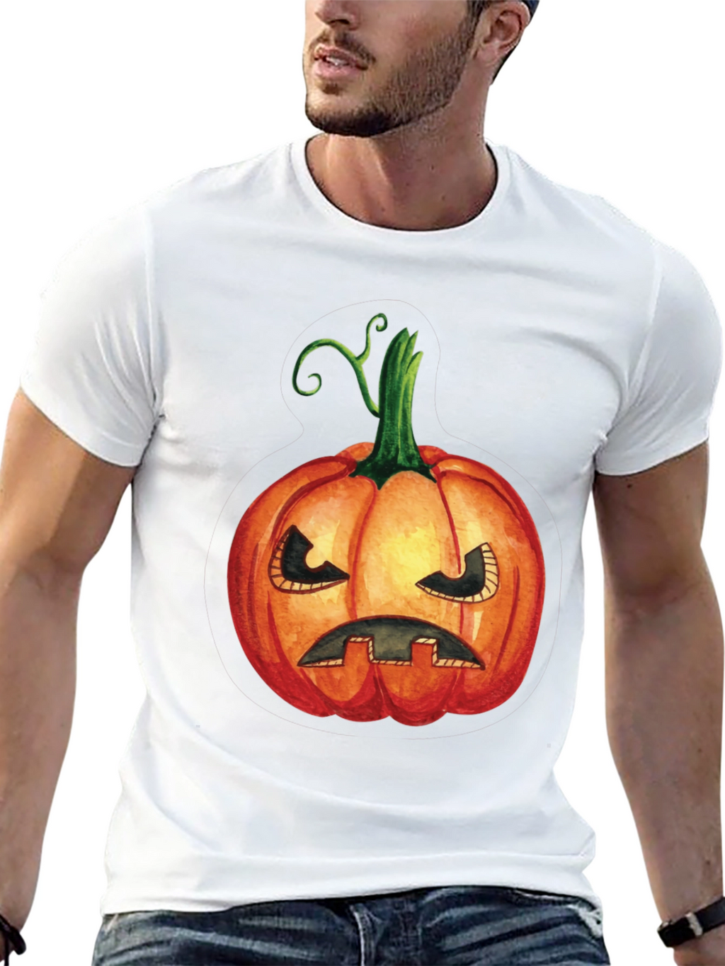 Spooky Pumpkin T-Shirt - Halloween Ready!