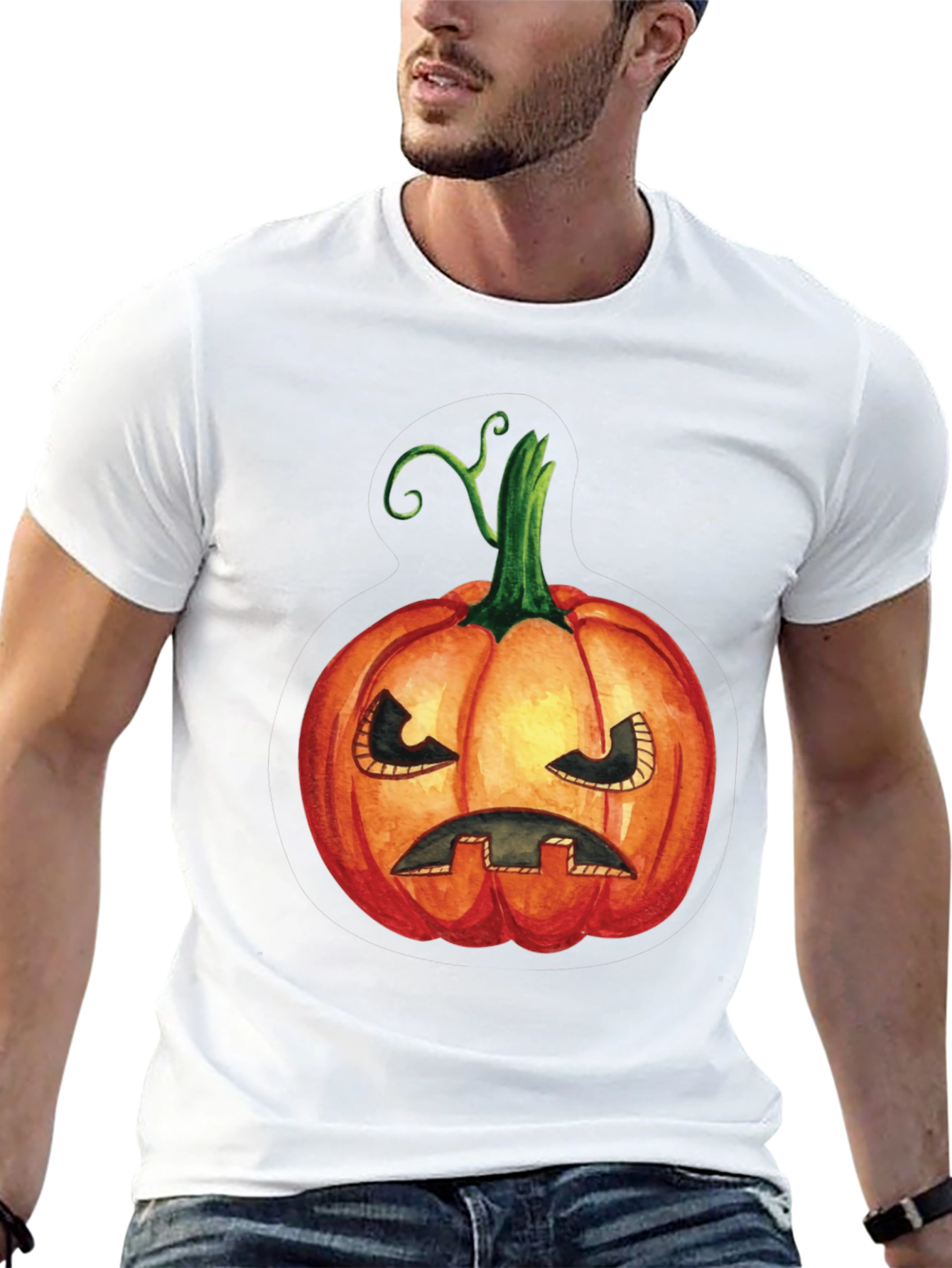 Spooky Pumpkin T-Shirt - Halloween Ready!