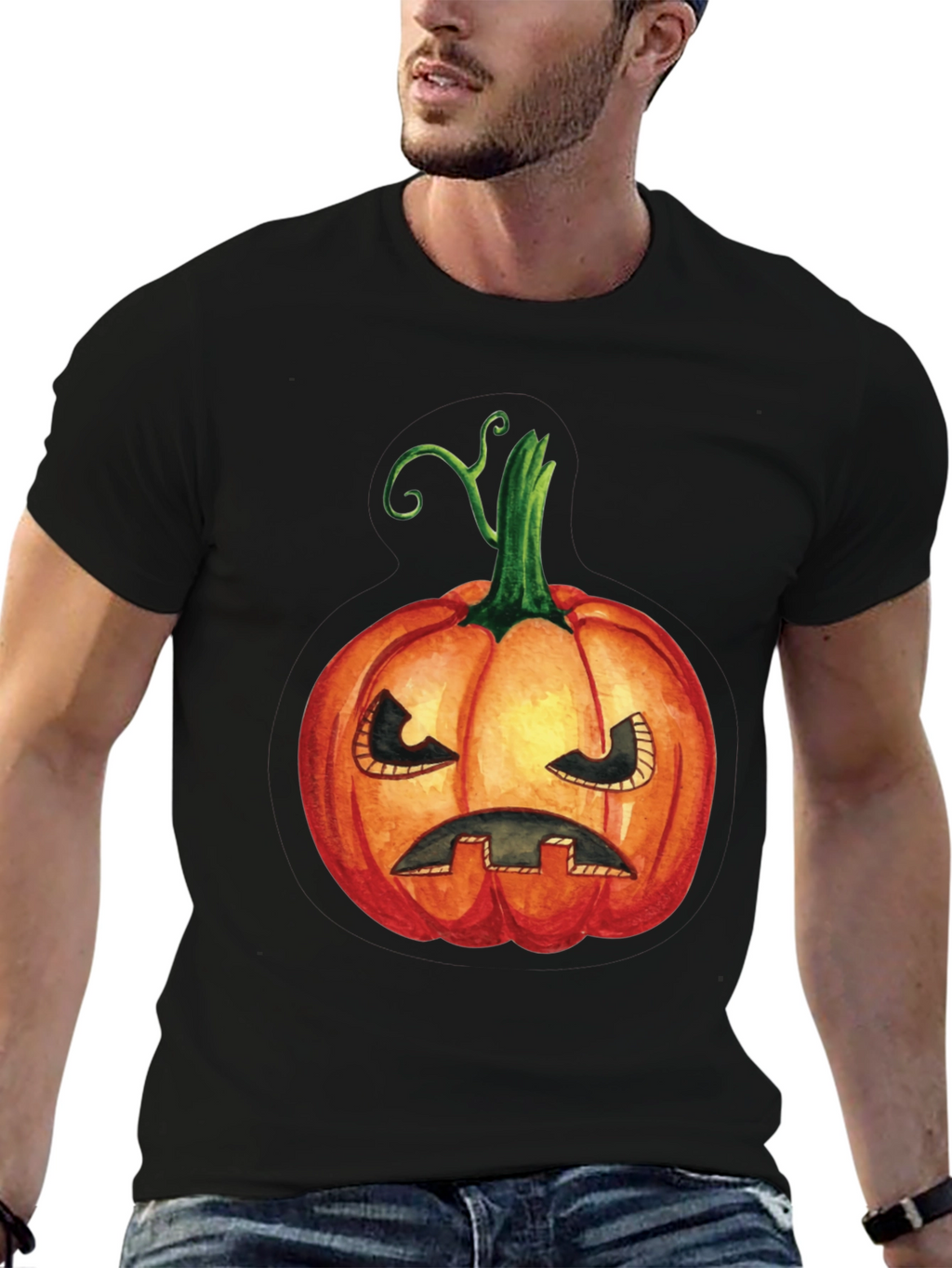 Spooky Pumpkin T-Shirt - Halloween Ready!