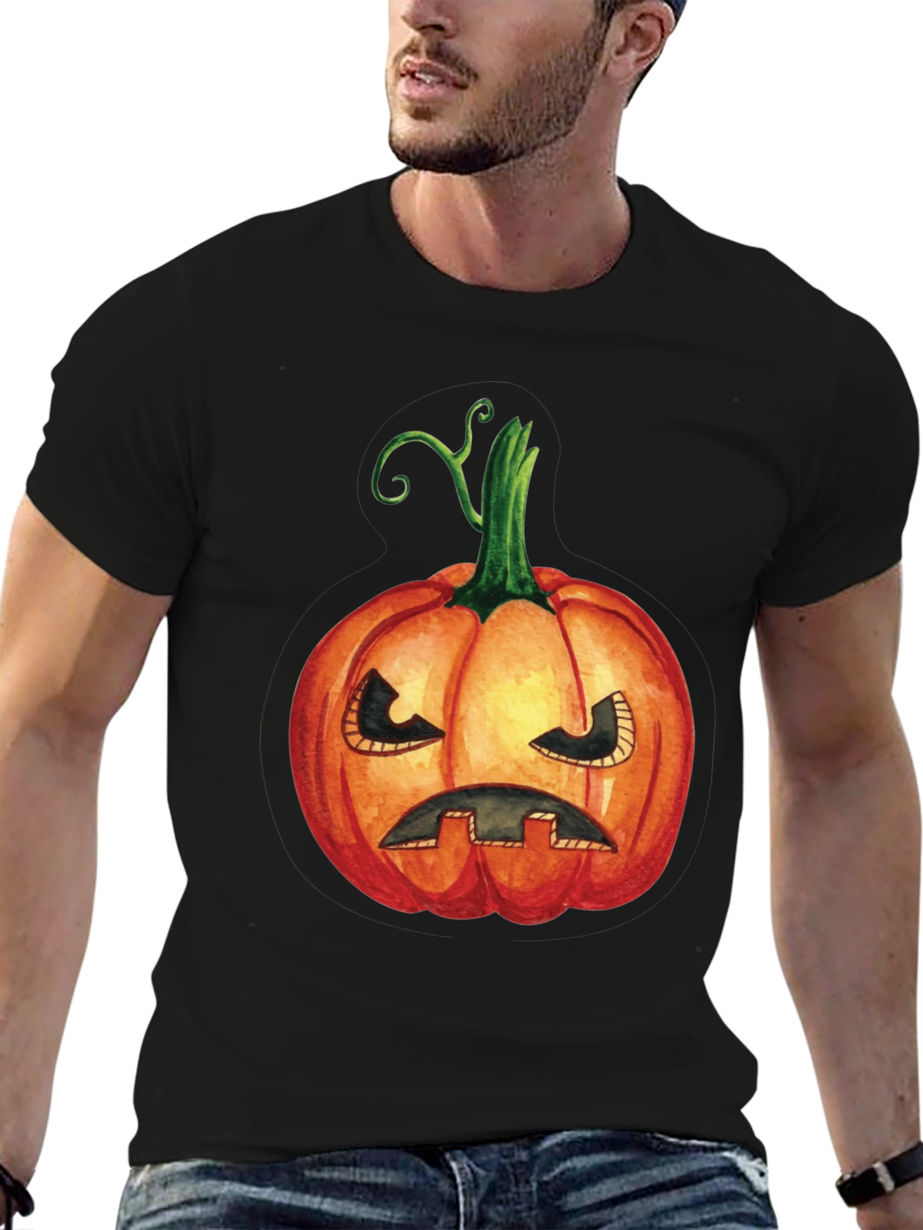 Spooky Pumpkin T-Shirt - Halloween Ready!
