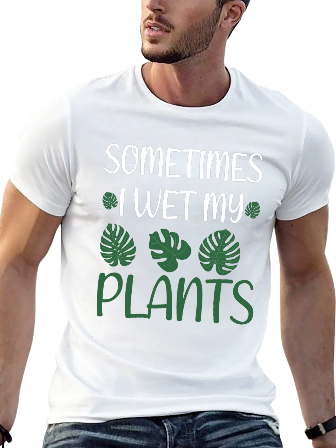 Sometimes I Wet My Plants Funny T-Shirt