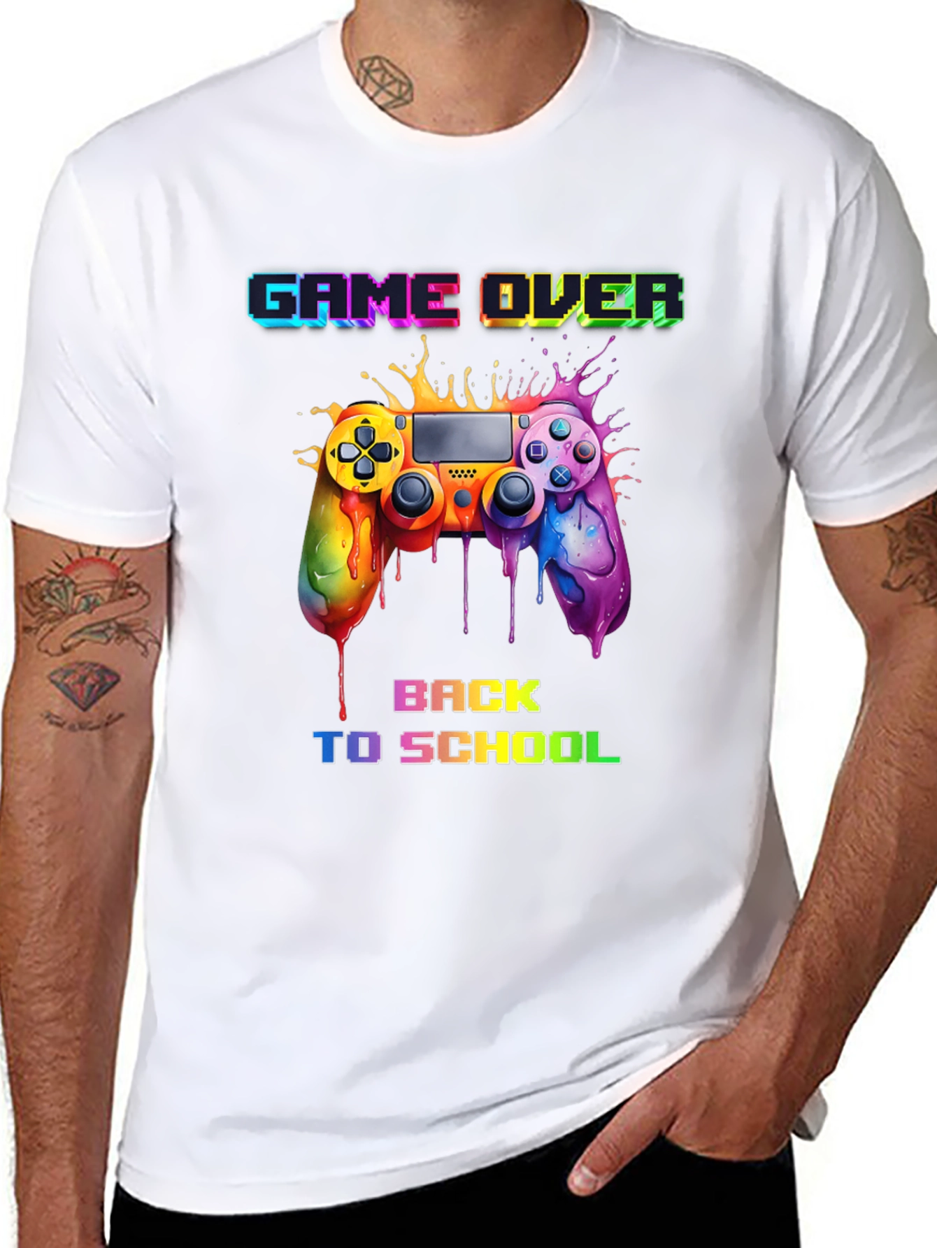 Game Over Back to School Graphic Tee