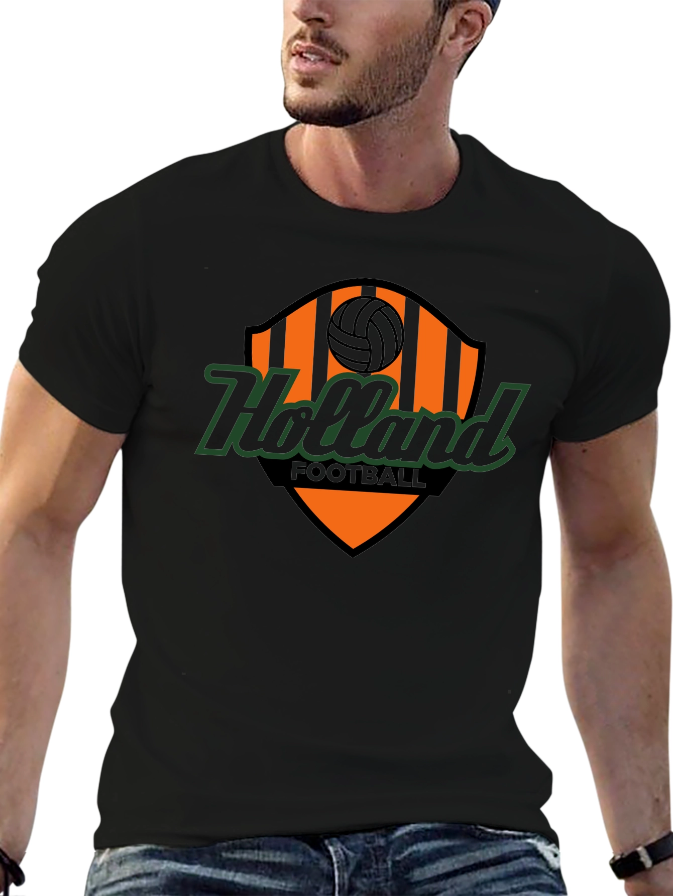 Holland Football T-Shirt - Retro Soccer Tee