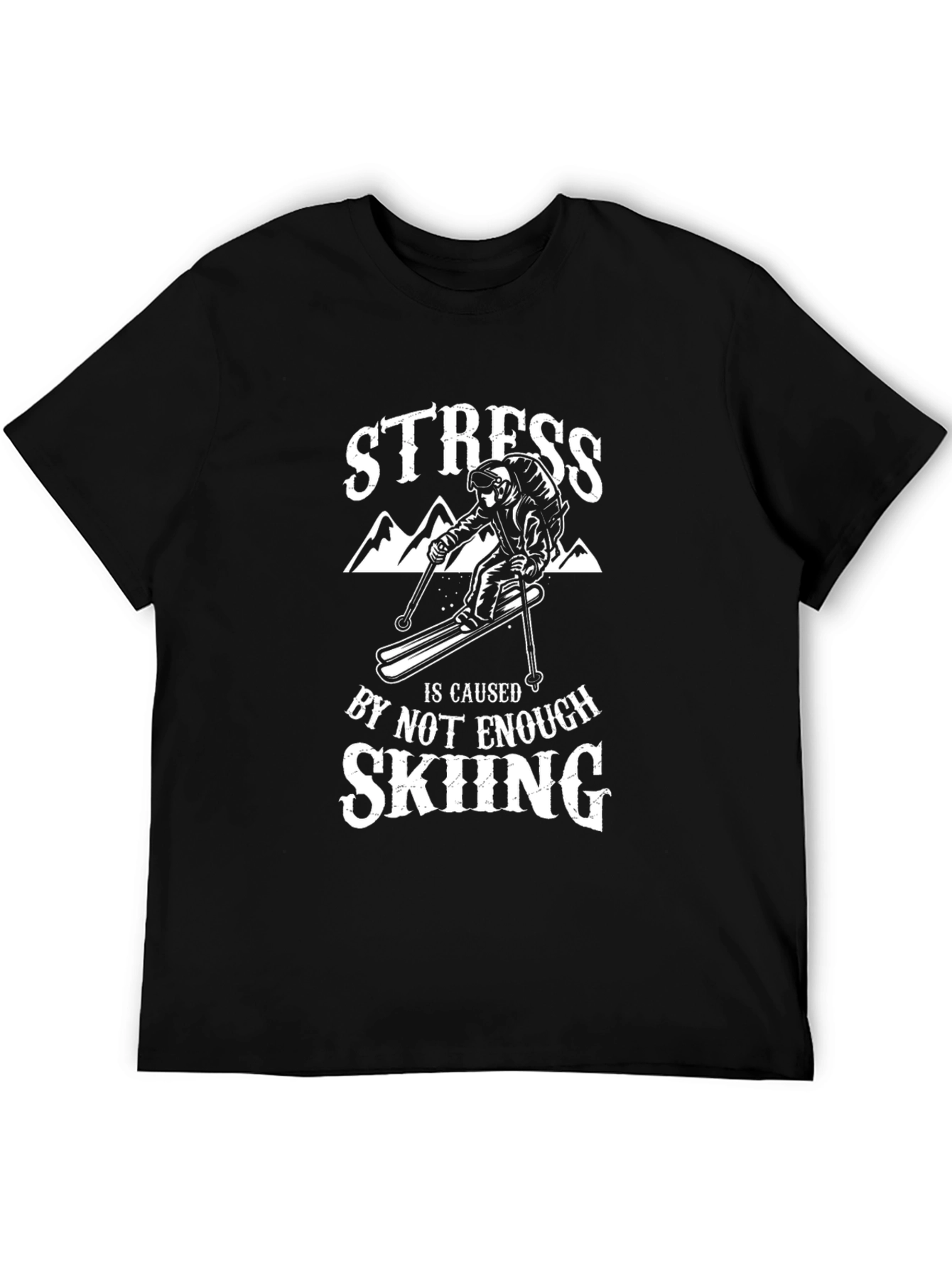 Stress Skiing T-Shirt: Ski Apparel