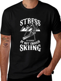 Stress Skiing T-Shirt: Ski Apparel