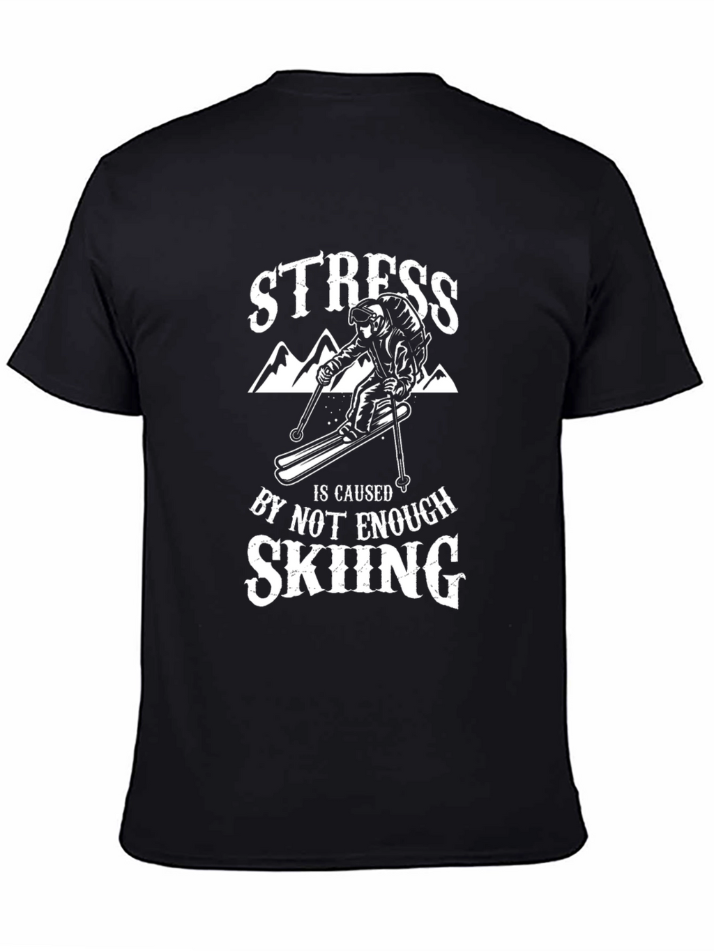 Stress Skiing T-Shirt: Ski Apparel