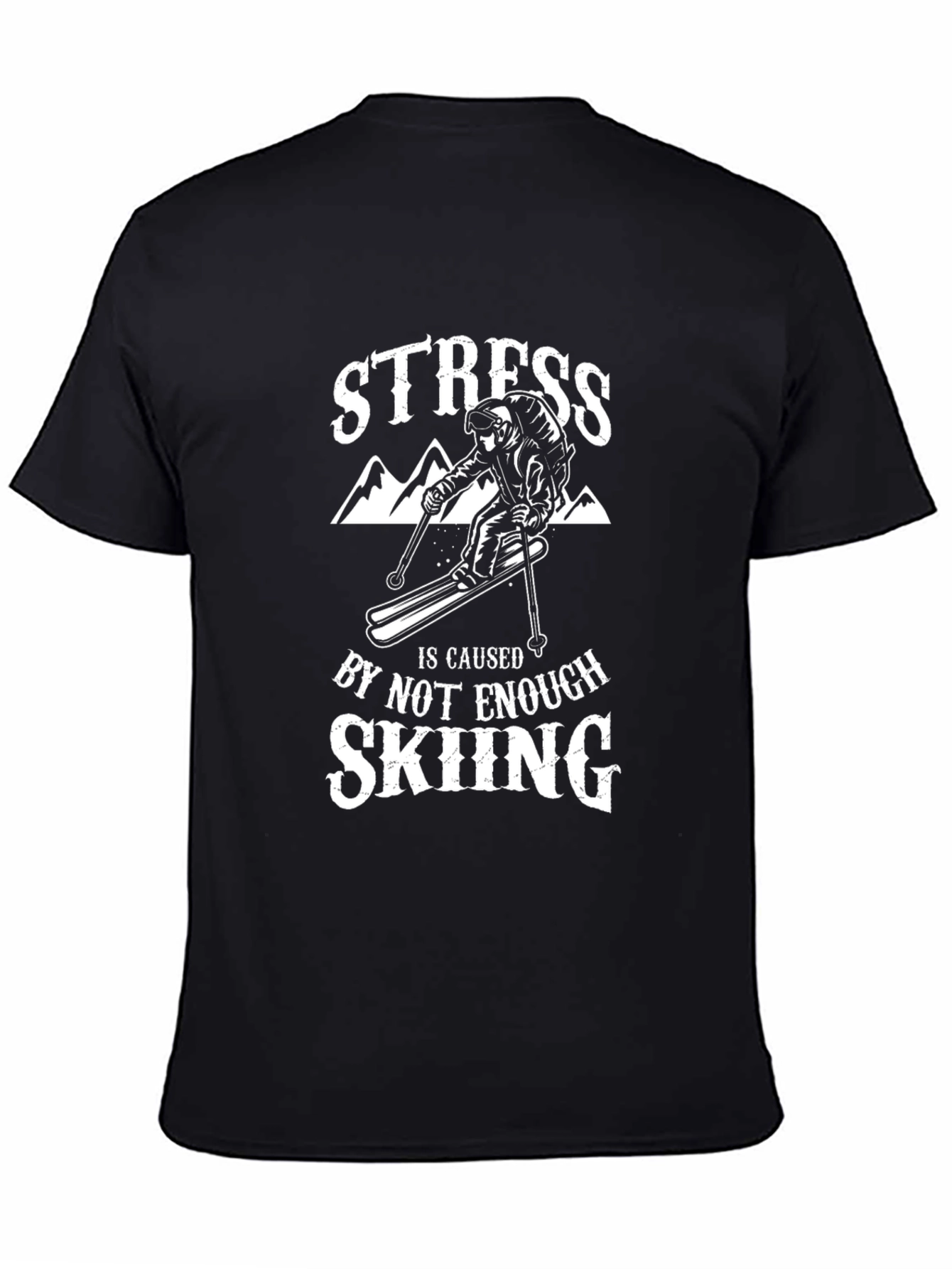 Stress Skiing T-Shirt: Ski Apparel