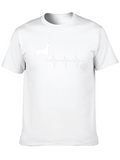 Great Dane Heartbeat T-Shirt - Dog Lover Tee