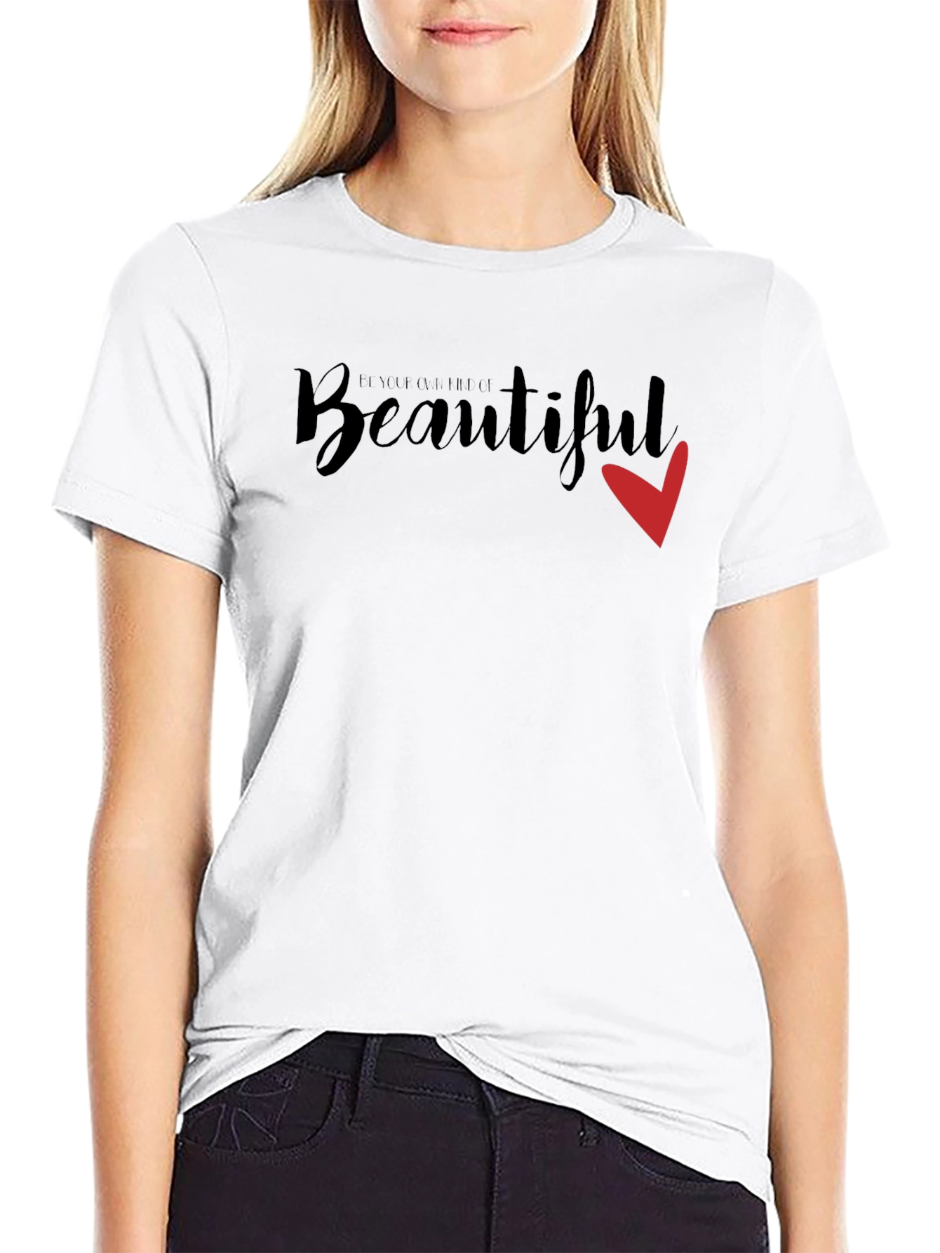 Be You Be Full Beautiful Red Heart T-Shirt