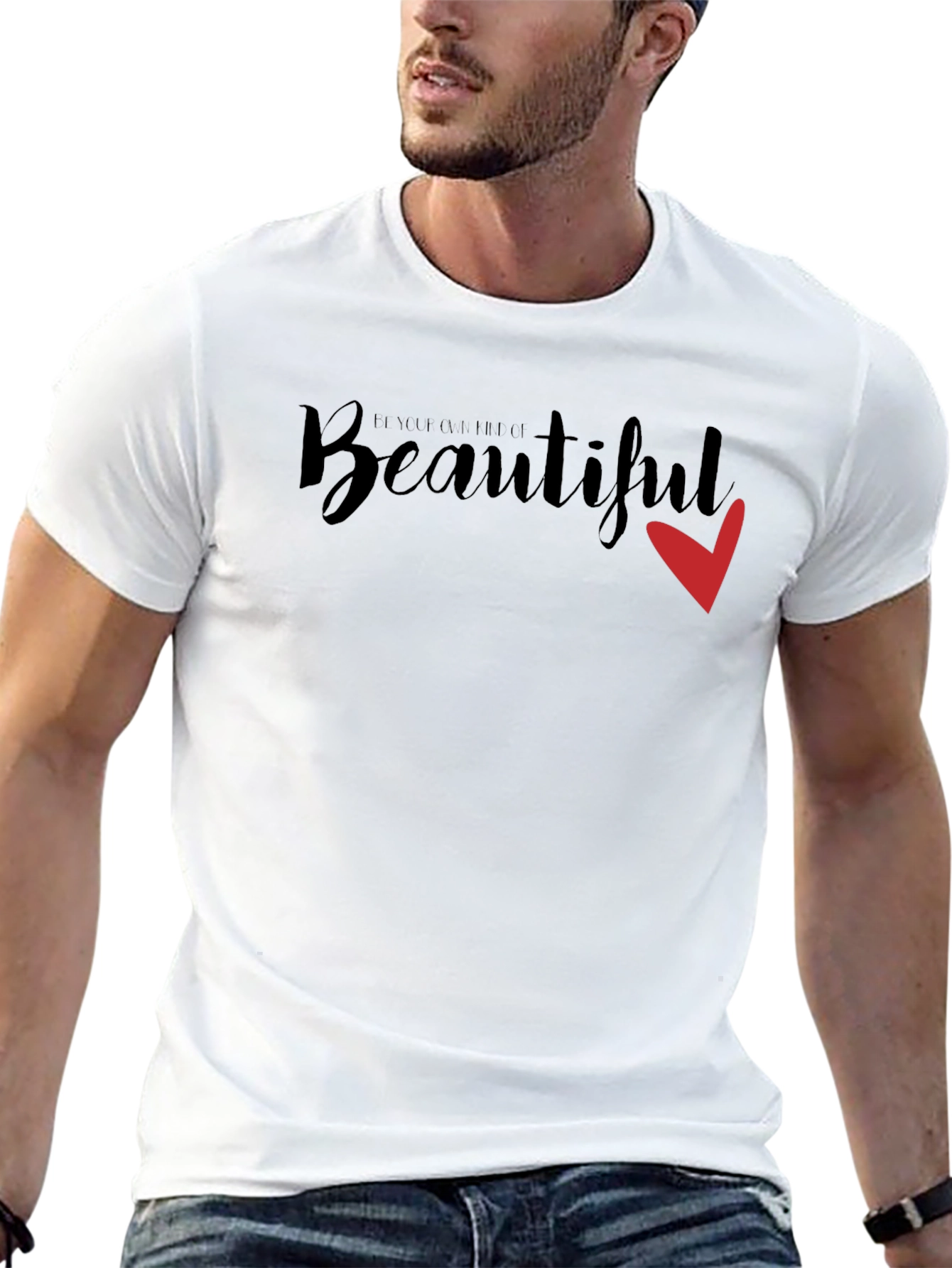 Be You Be Full Beautiful Red Heart T-Shirt