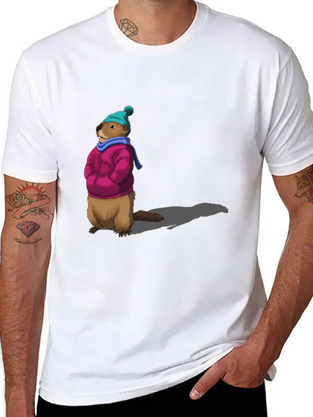 Groundhog Day T-Shirt - Winter Ready Marmot Tee