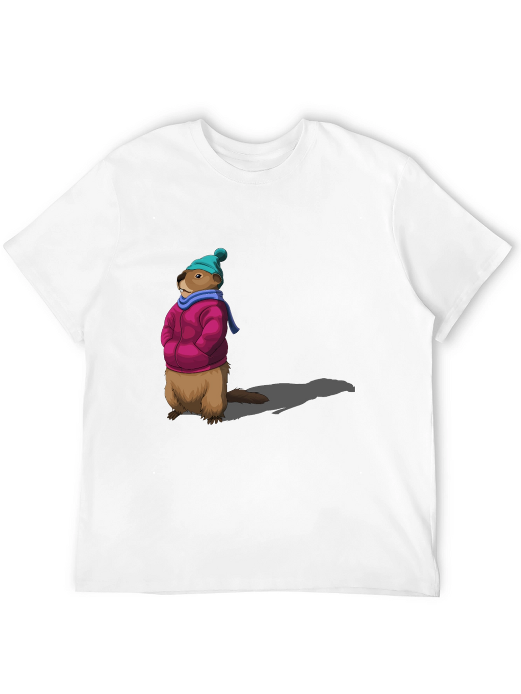 Groundhog Day T-Shirt - Winter Ready Marmot Tee