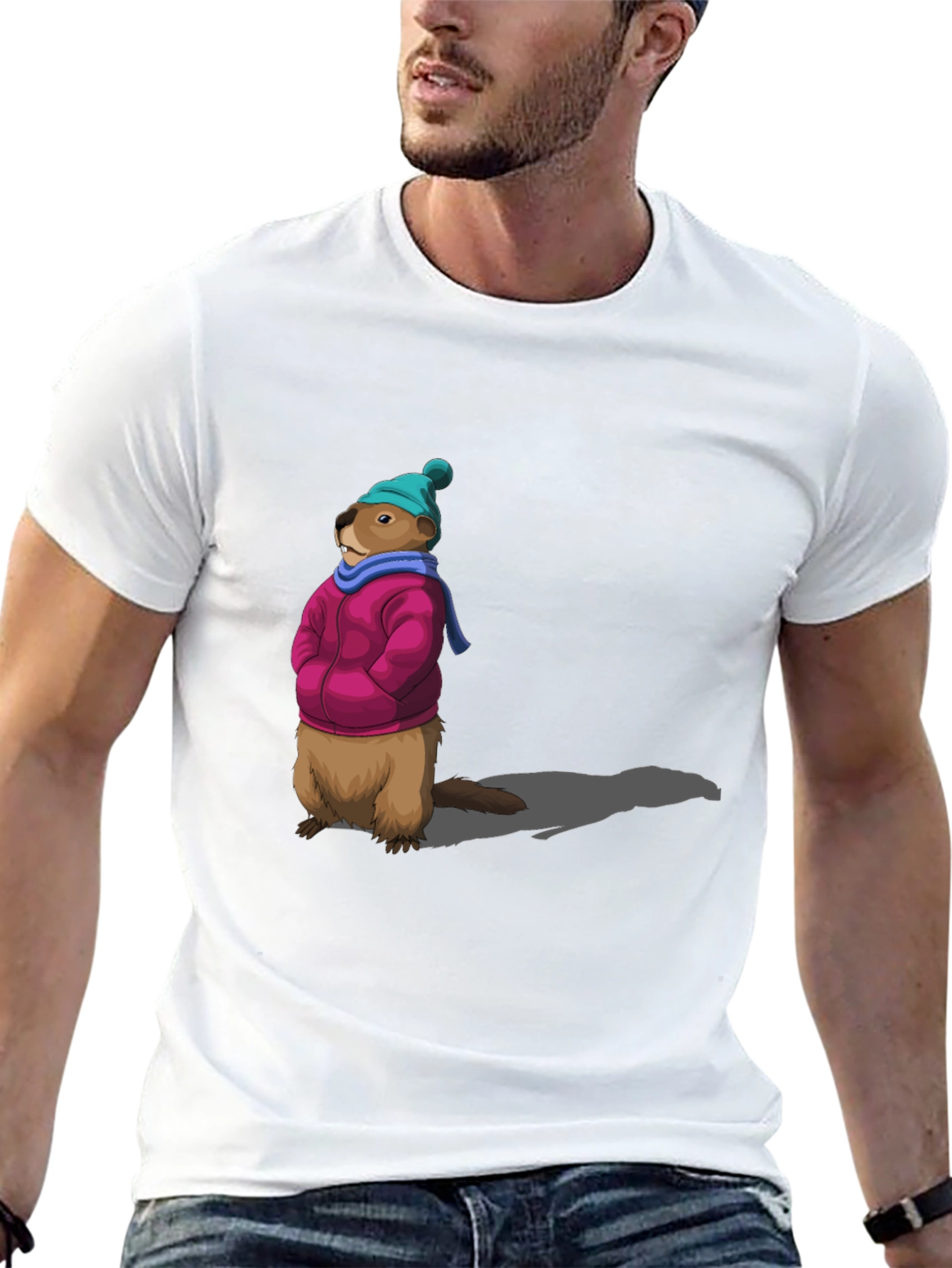 Groundhog Day T-Shirt - Winter Ready Marmot Tee