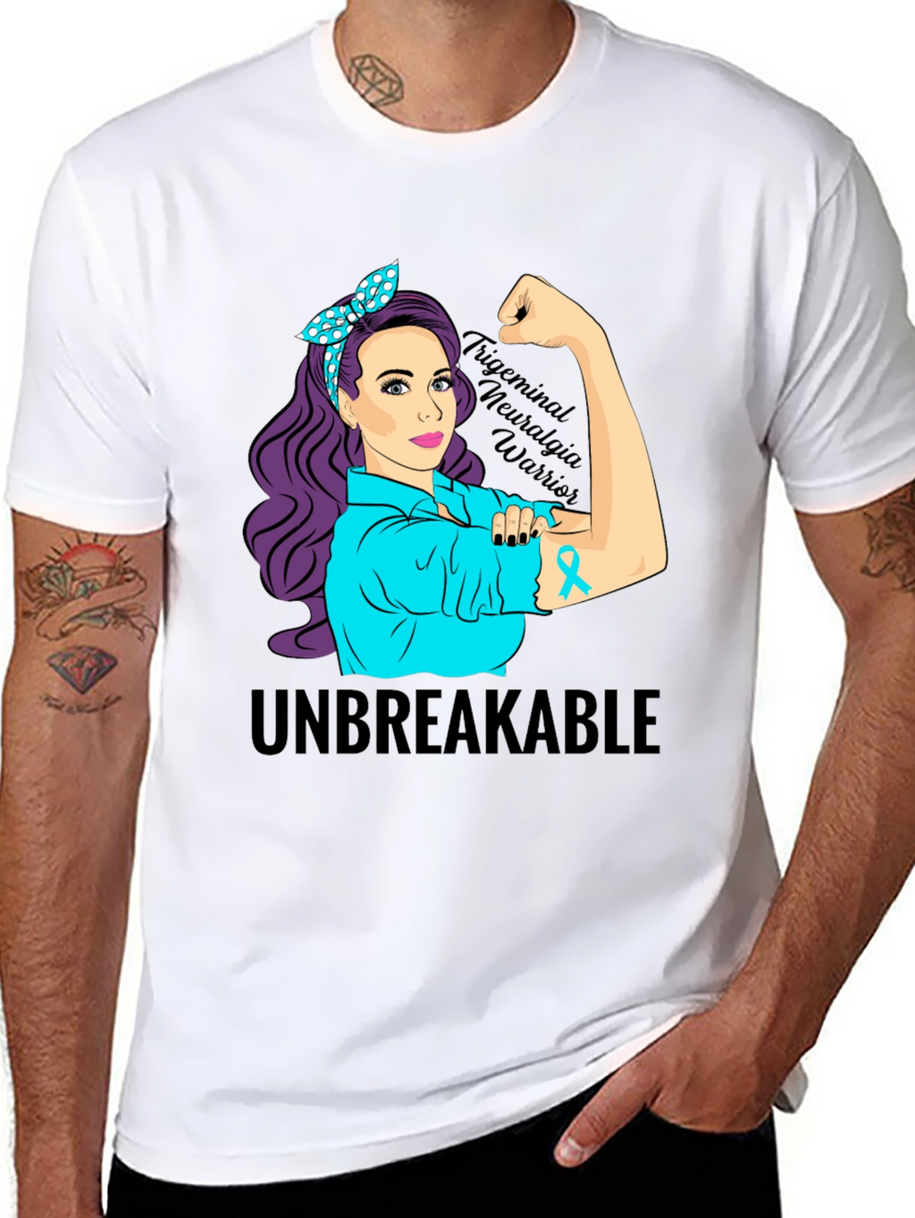 Unbreakable Trigeminal Neuralgia Warrior T-Shirt