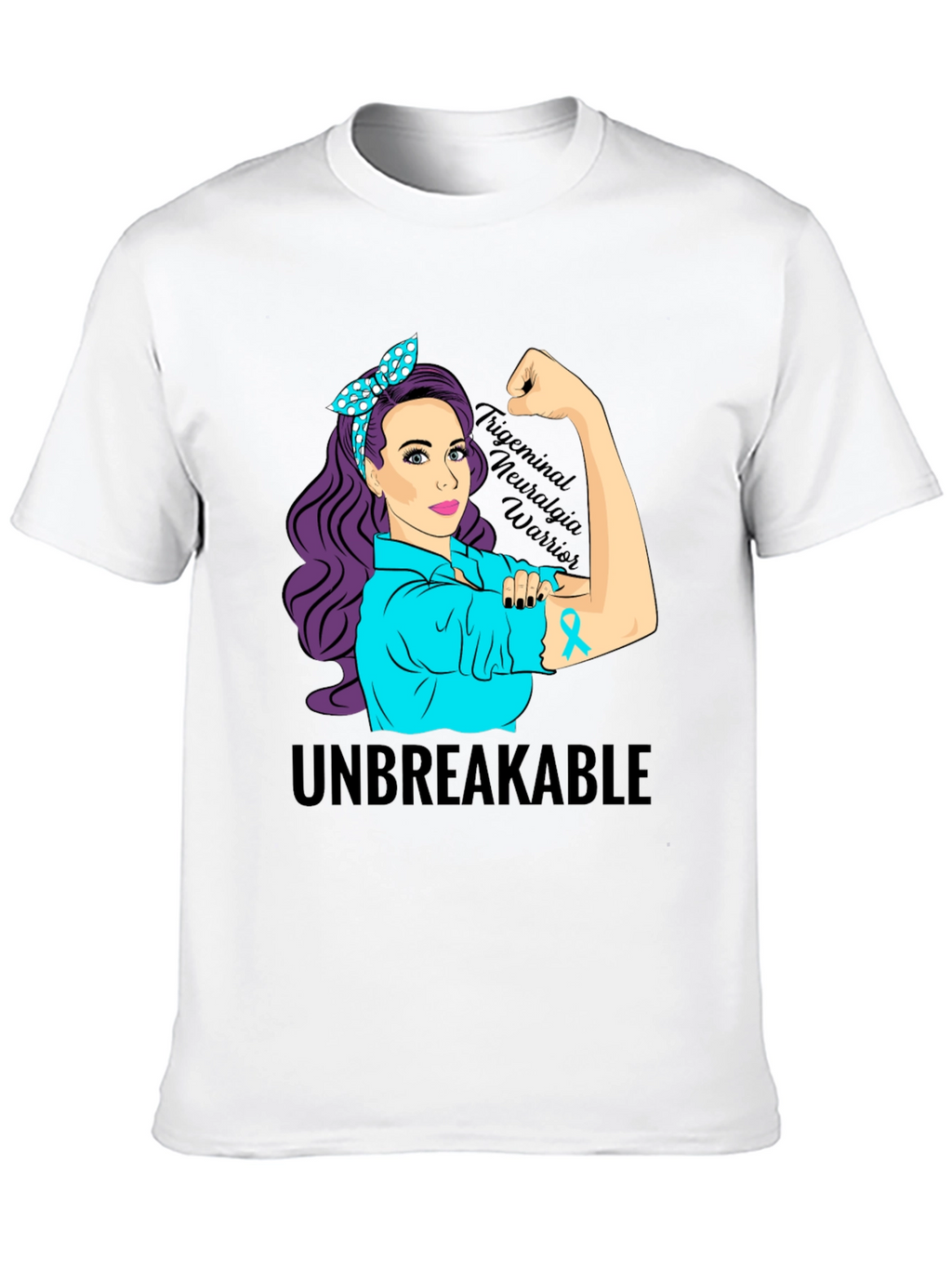 Unbreakable Trigeminal Neuralgia Warrior T-Shirt