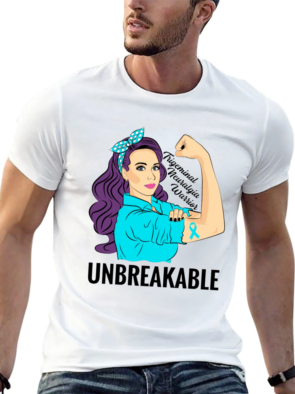 Unbreakable Trigeminal Neuralgia Warrior T-Shirt