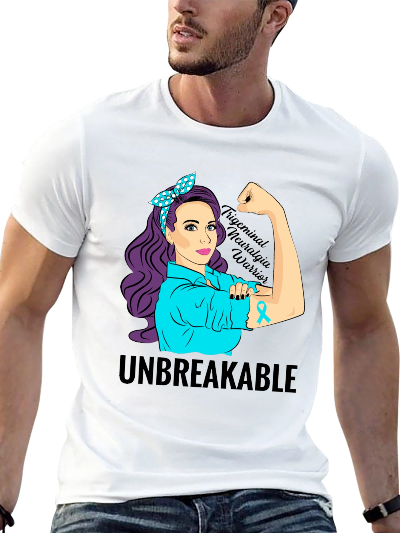 Unbreakable Trigeminal Neuralgia Warrior T-Shirt